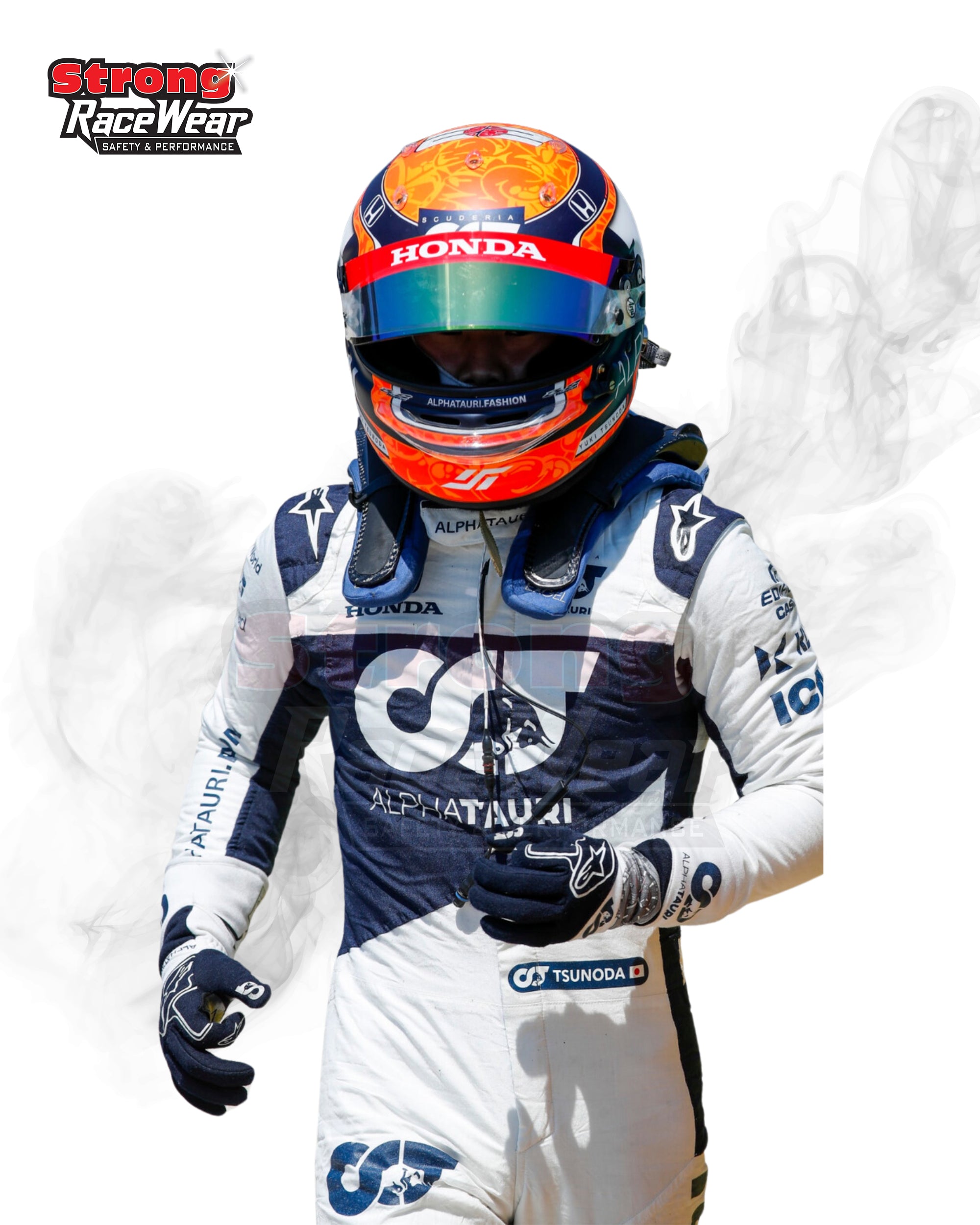 2022 Yuki Tsunoda Scuderia Alphatauri F1 Race Gloves