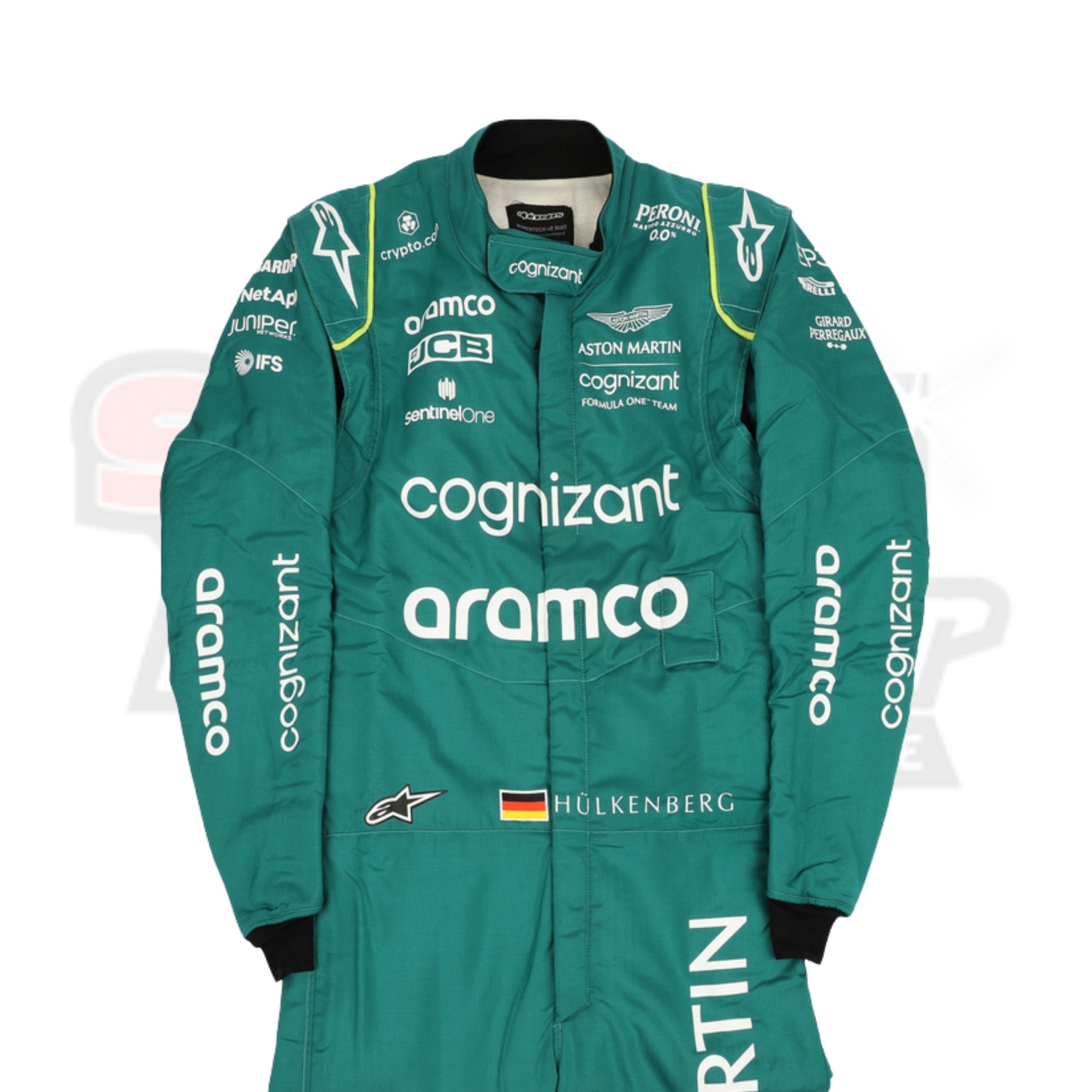 2022 Aston Martin Nico Hülkenberg F1 Race Suit  Saudi Arabian GP Strong Racewear