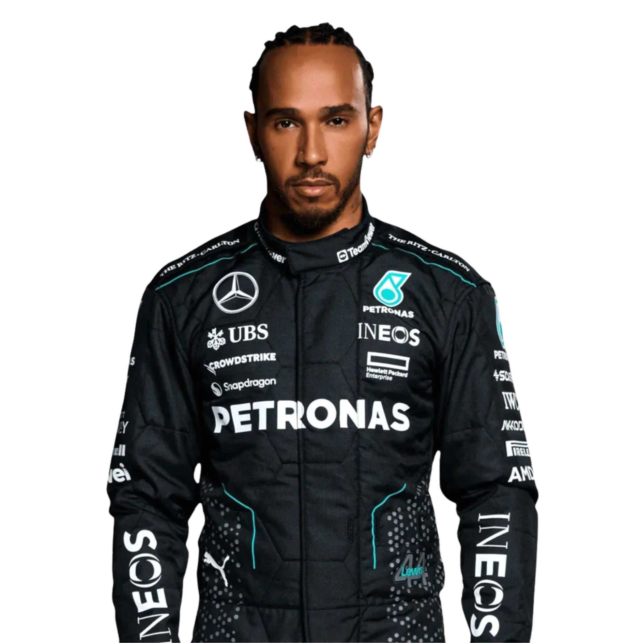 2024 Lewis Hamilton PETRONAS Mercedes F1 Race Suit