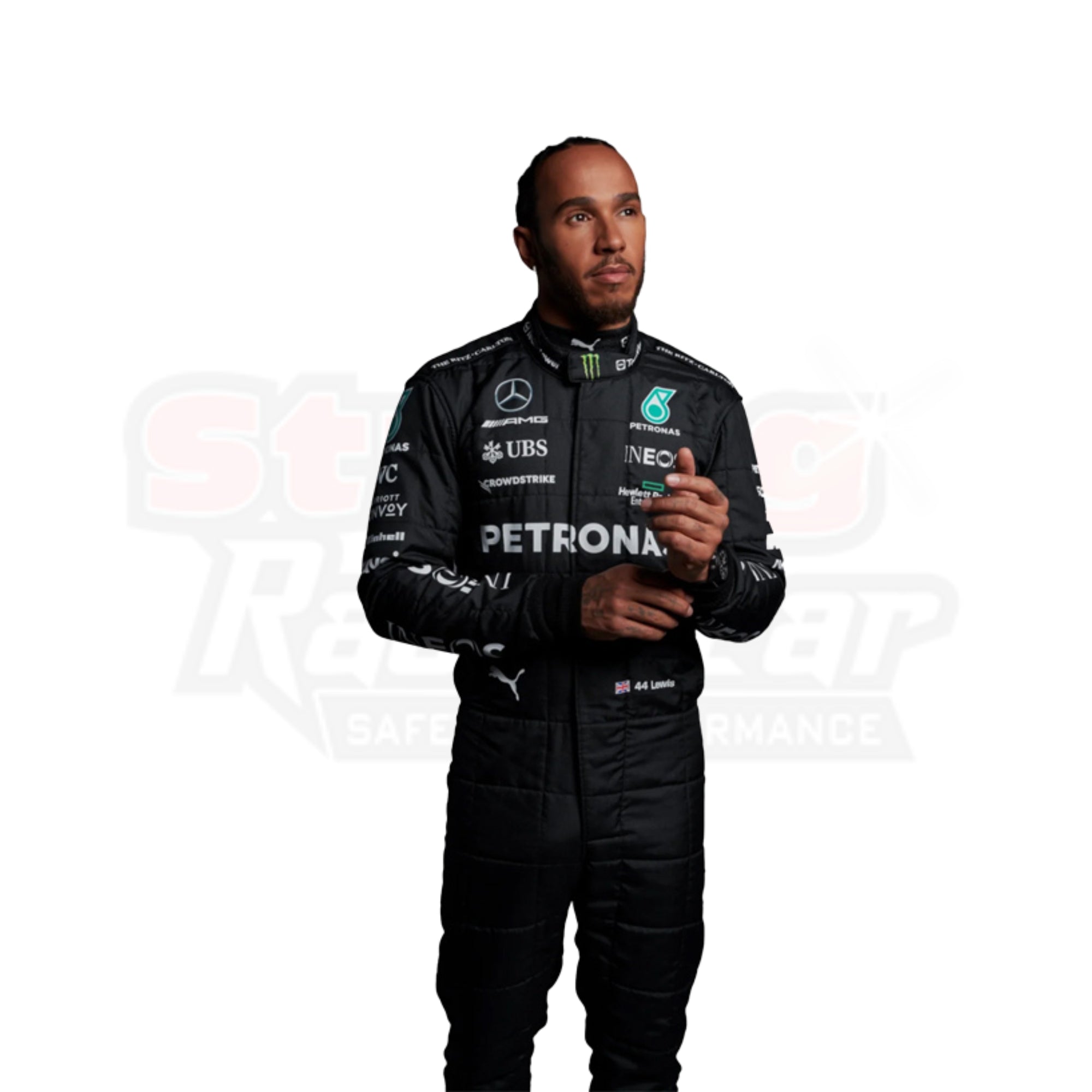 2023 Lewis Hamilton PETRONAS Mercedes F1 Race Suit REPLICA