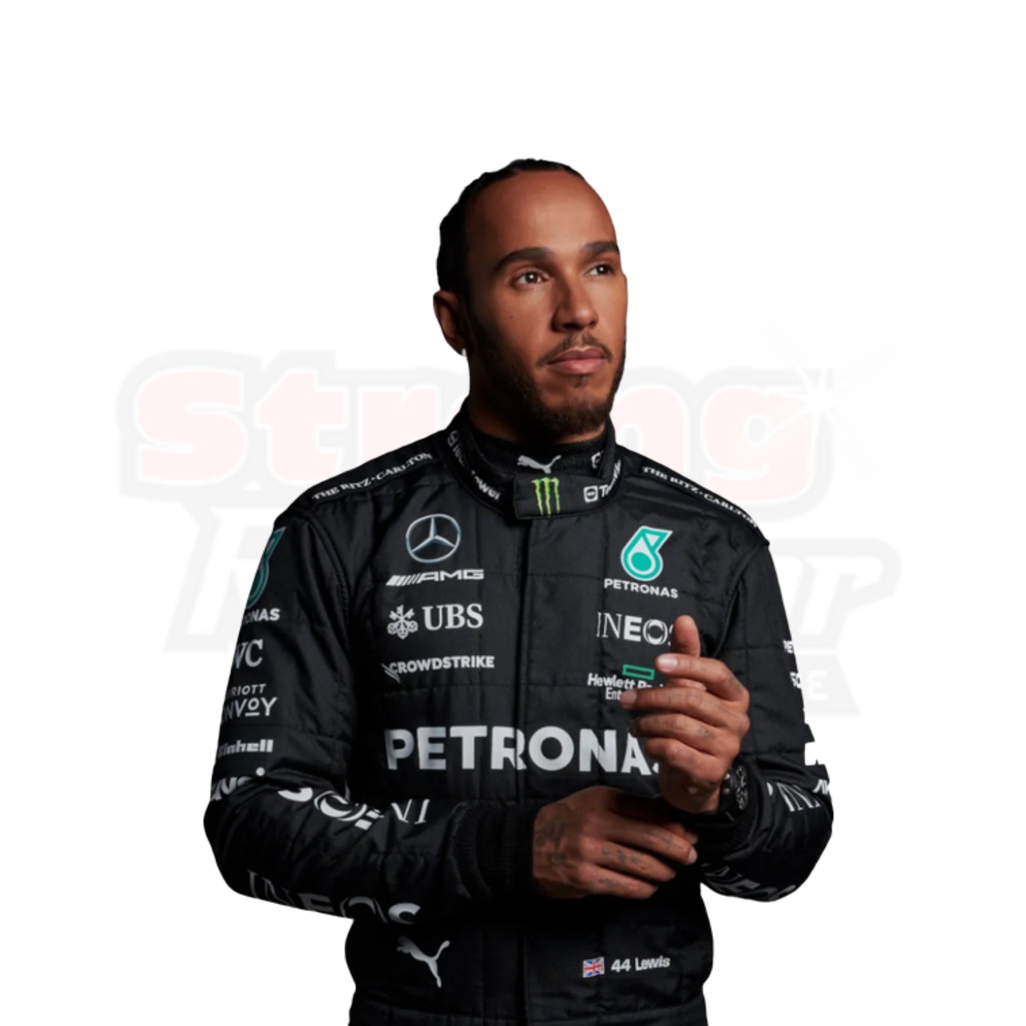 2023 Lewis Hamilton PETRONAS Mercedes F1 Race Suit REPLICA