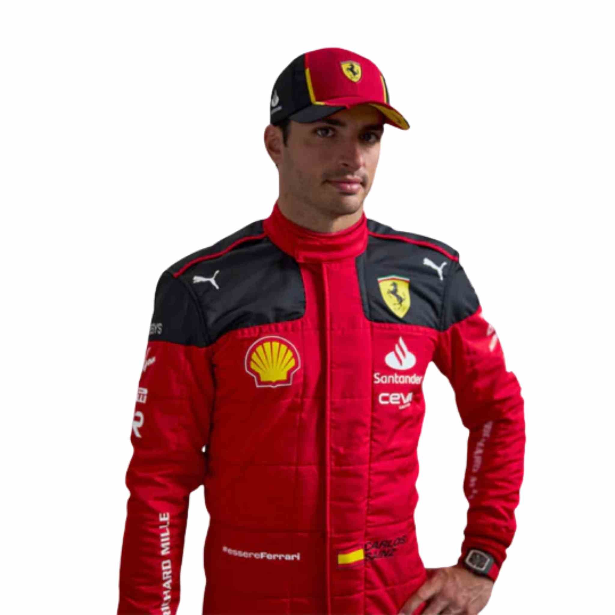 2023 Carlos Sainz Race Scuderia Ferrari F1 Suit