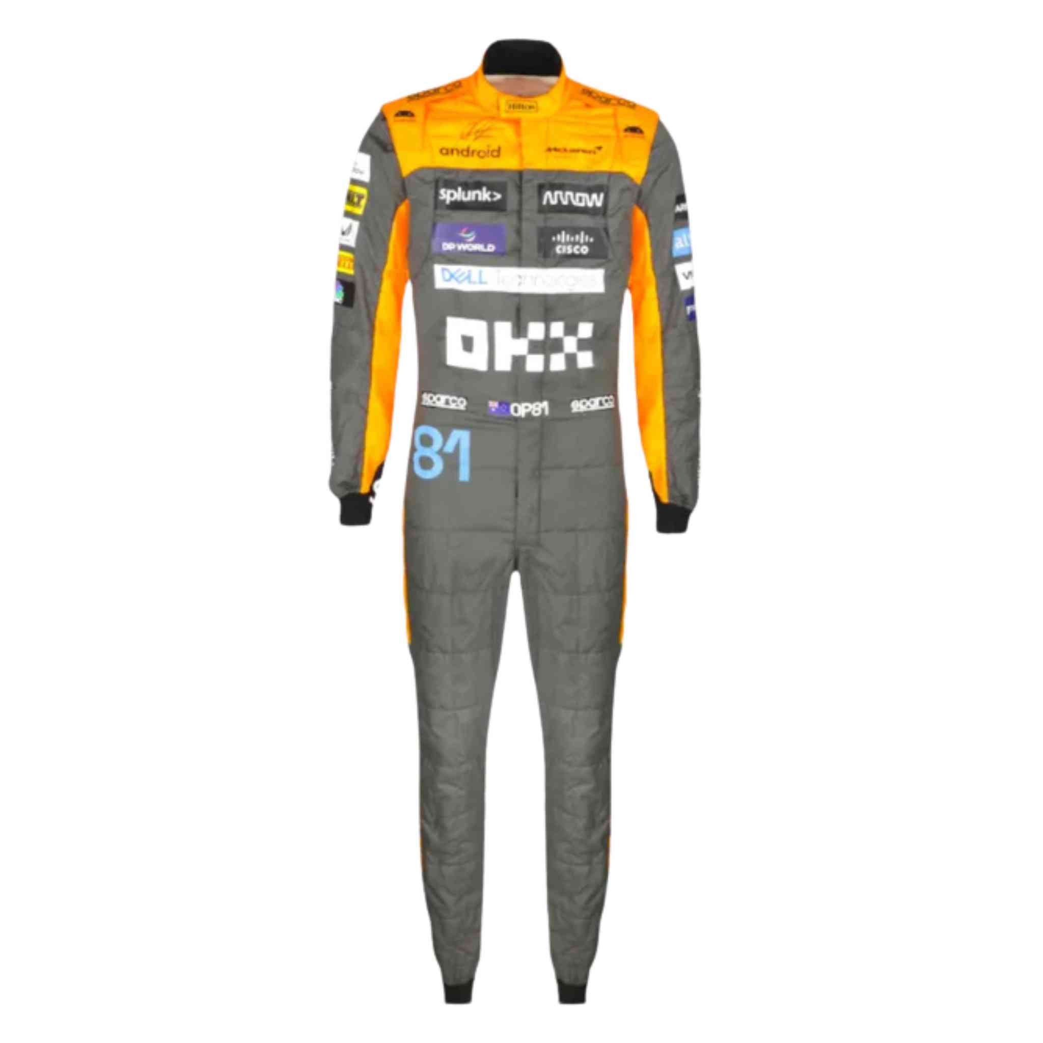 2023 New Oscar Piastri Race Suit Team McLaren F1