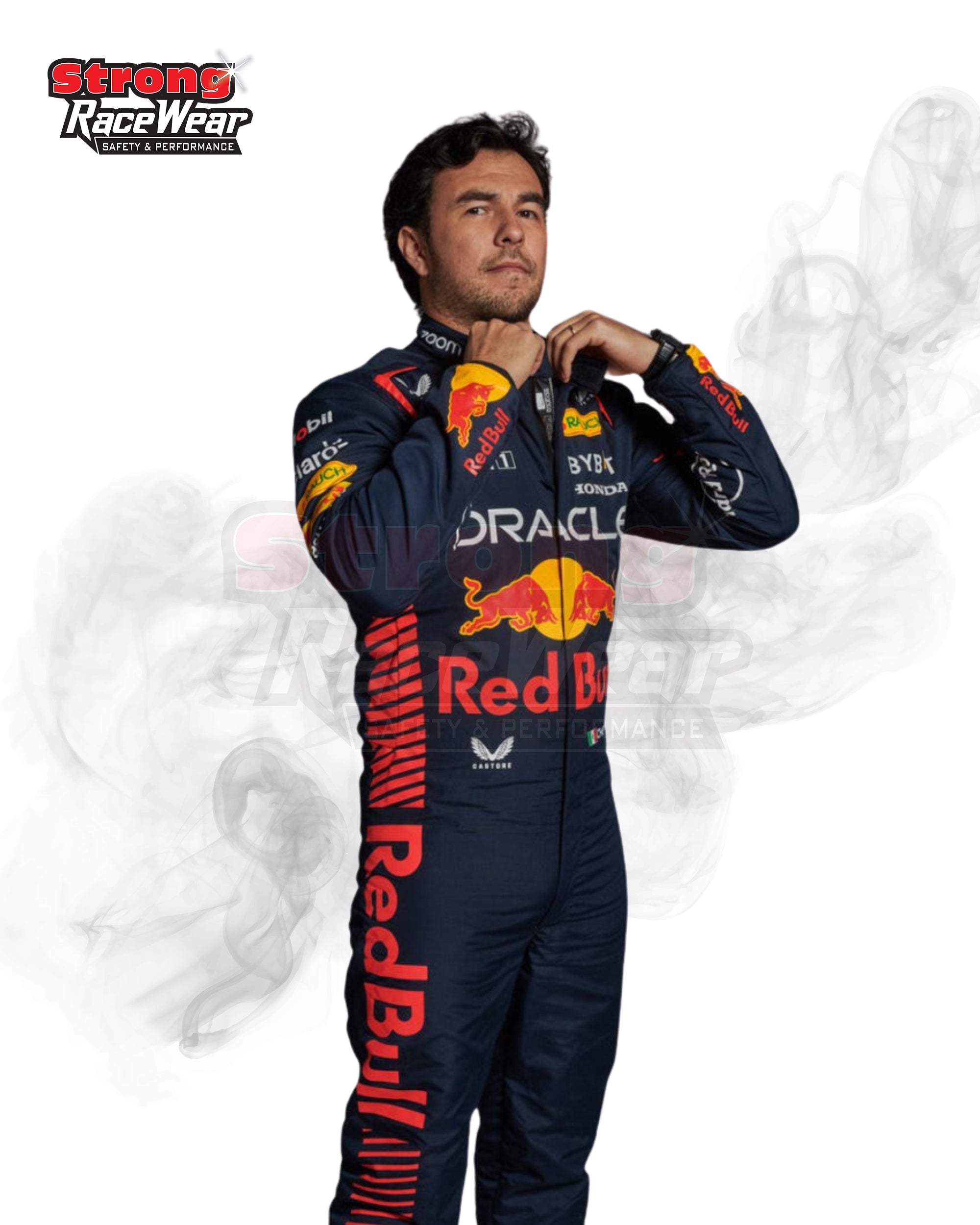 2023 Sergio Perez Red Bull Honda Oracle Racing F1 Suit