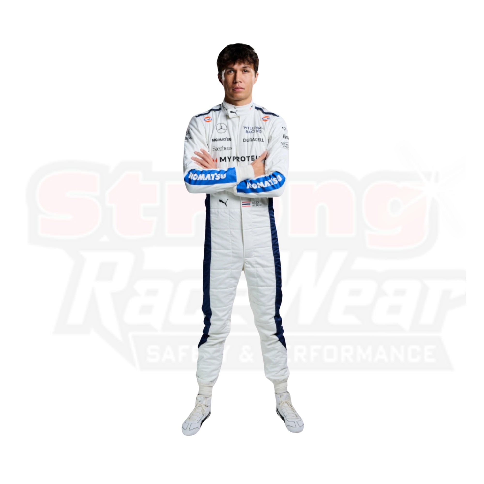 2024 New Alexander Albon F1 Team Williams Racing Replica Racing Suit