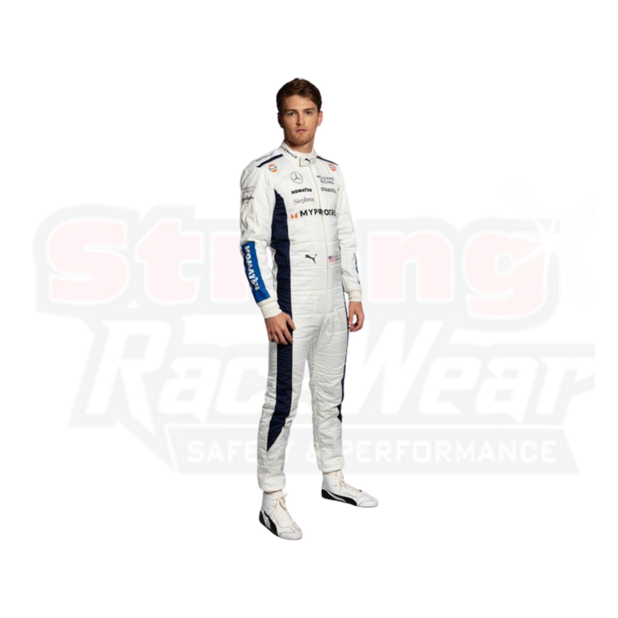 New 2024 Logan Sargeant F1 Team Williams Racing Replica Racing Suit