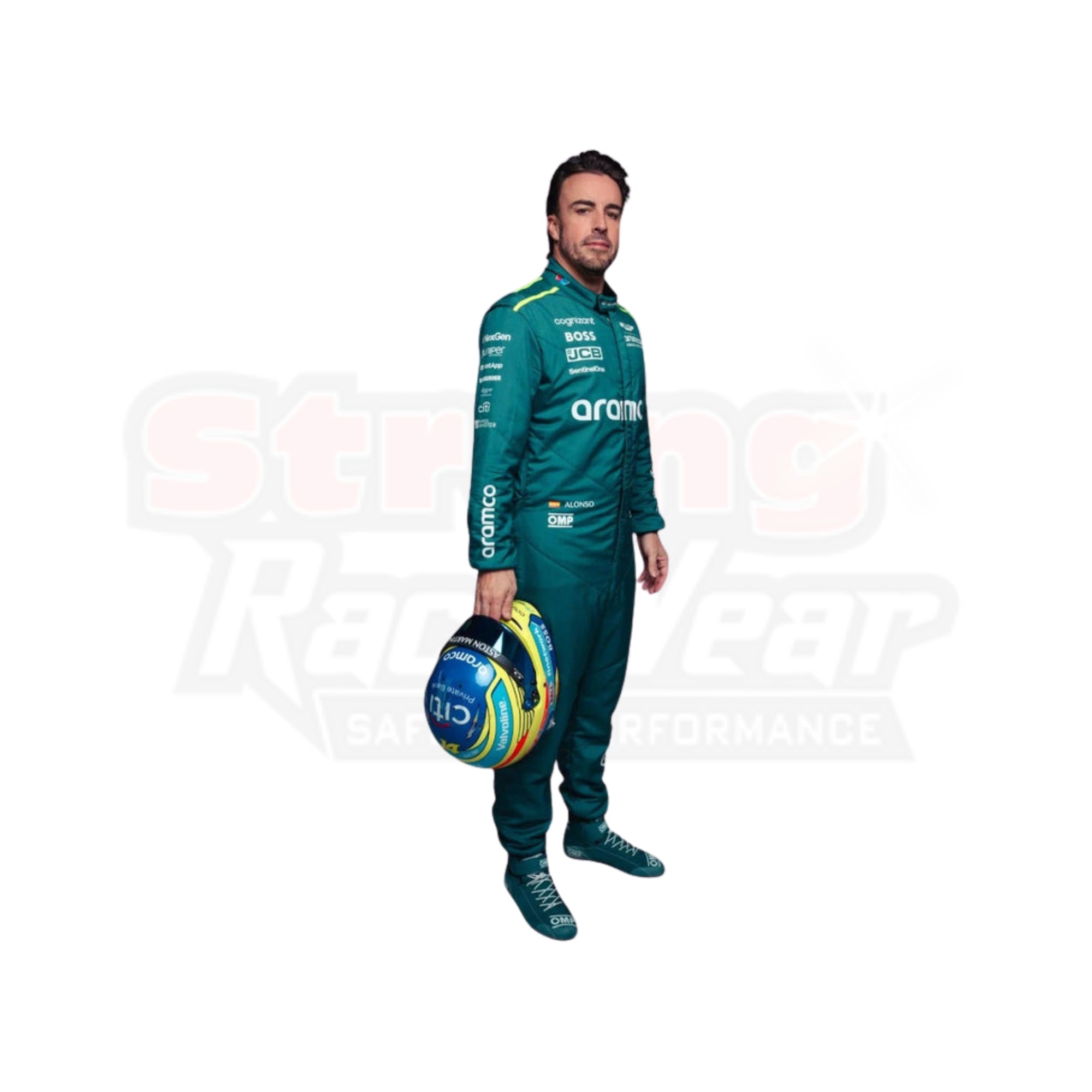 2024 Fernando Alonso Aston Martin F1 Team Race Suit 