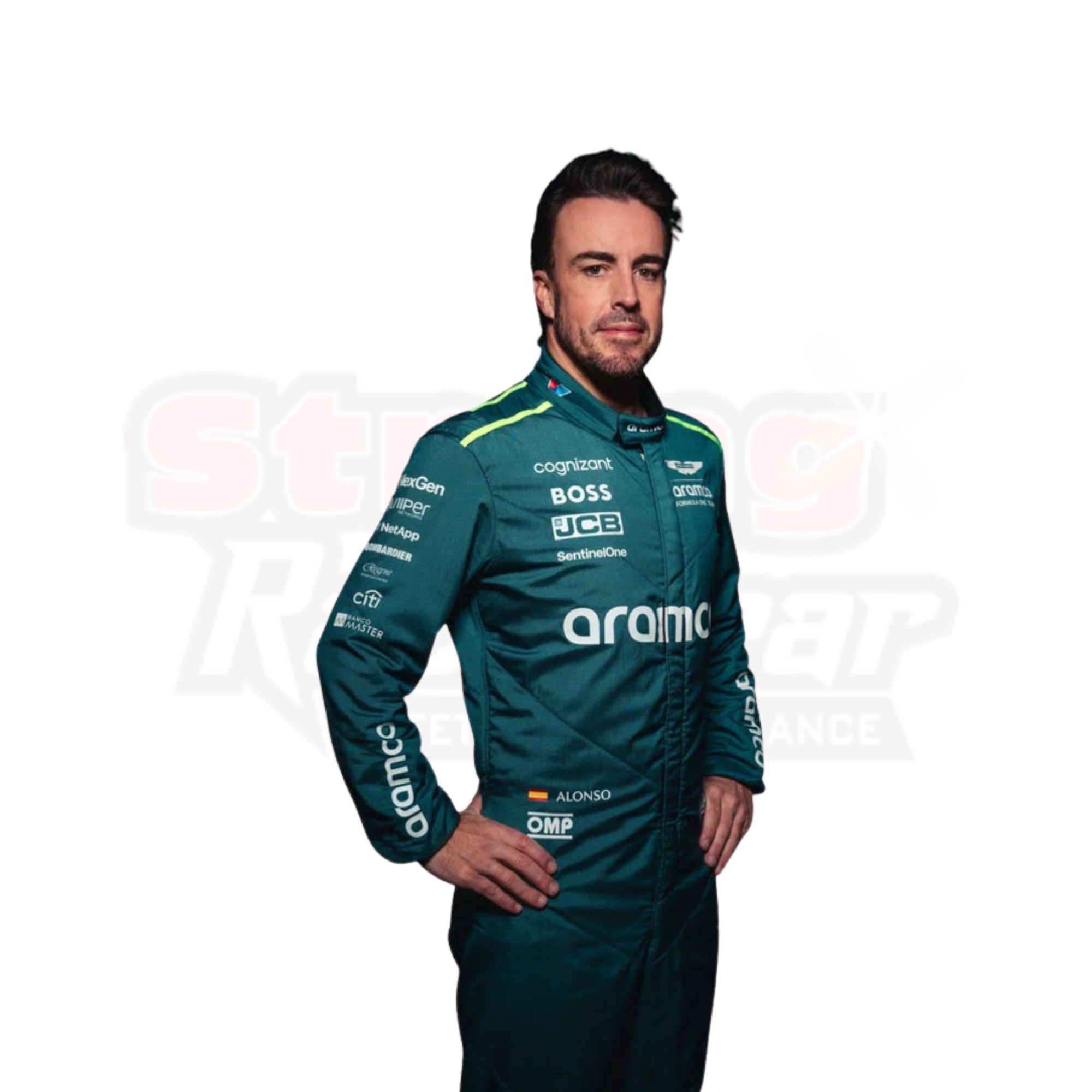 2024 Fernando Alonso Aston Martin F1 Team Race Suit 