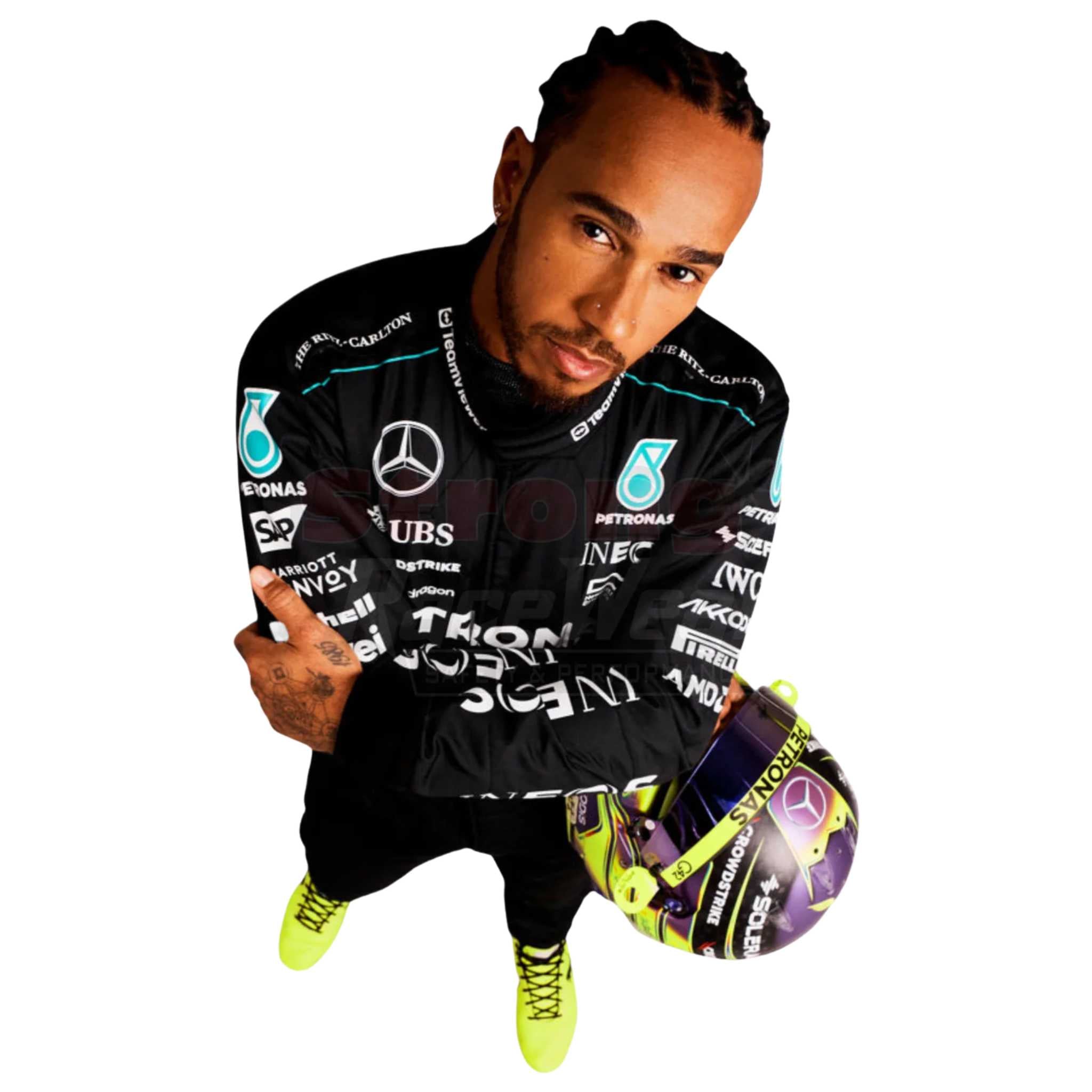 2024 Lewis Hamilton Mercedes AMG Petronas F1 Race Suit
