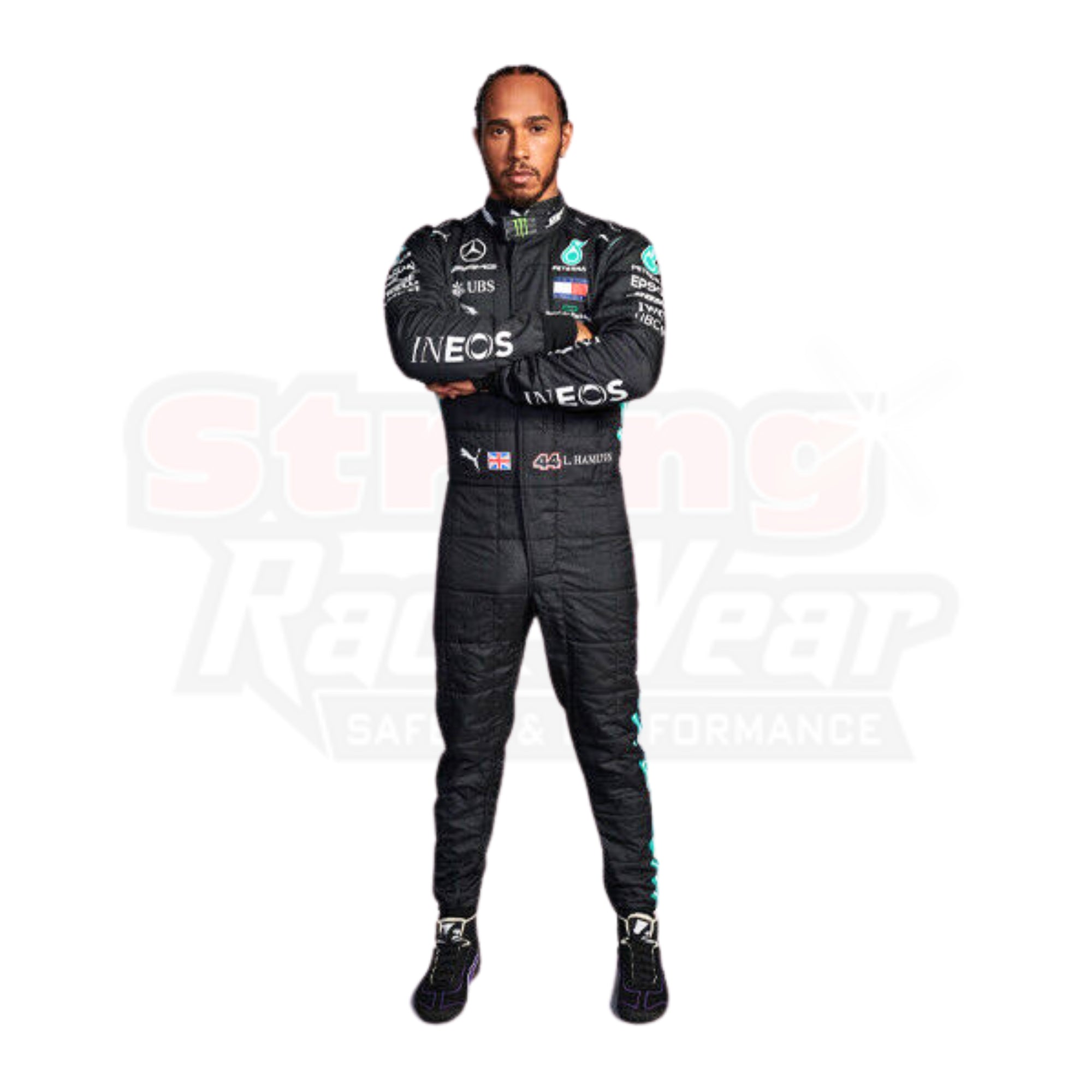 2024 Lewis Hamilton PETRONAS Mercedes F1 Race Suit REPLICA