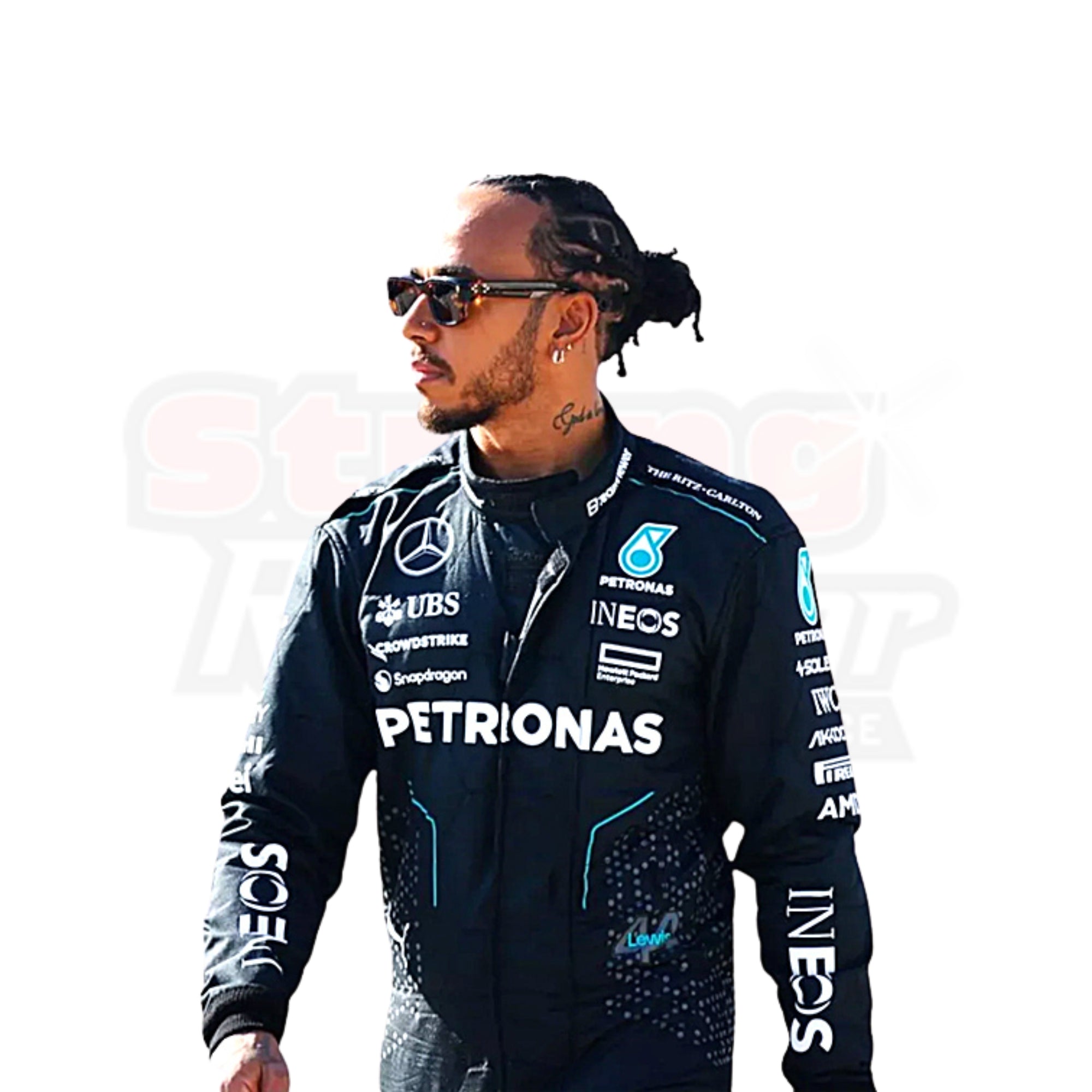 2024 Lewis Hamilton PETRONAS Mercedes F1 Race Suit REPLICA