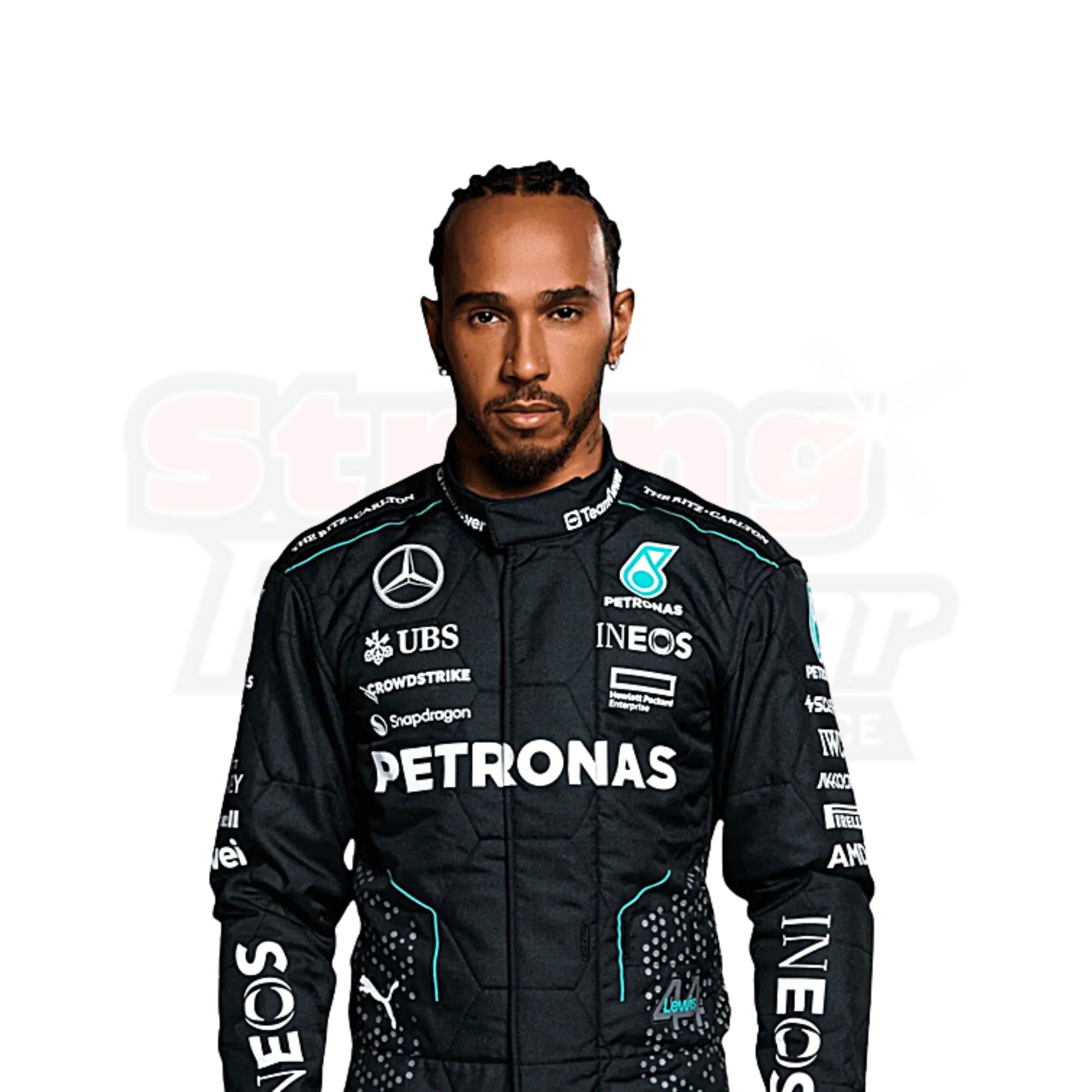 2024 Lewis Hamilton PETRONAS Mercedes F1 Race Suit REPLICA