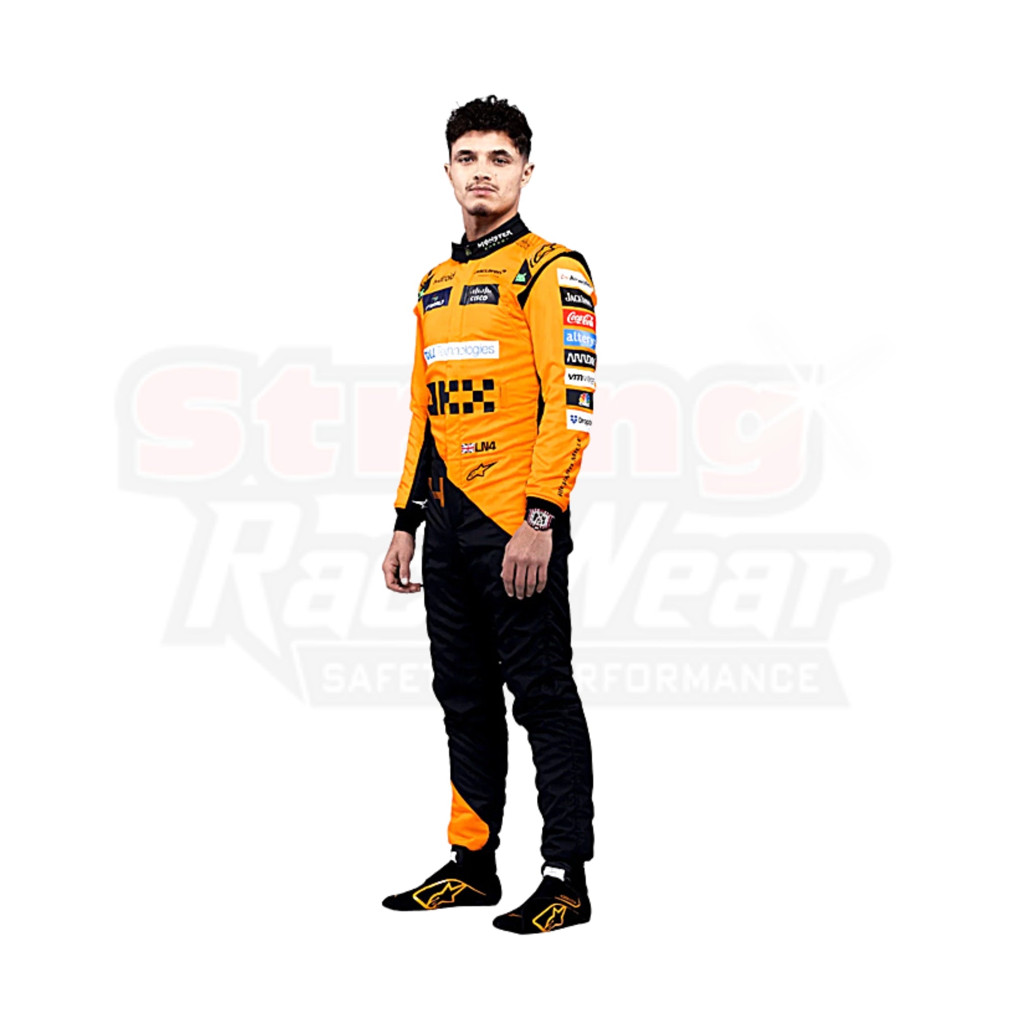 2024 New Lando Norris McLaren F1 Team Replica Racing Suit