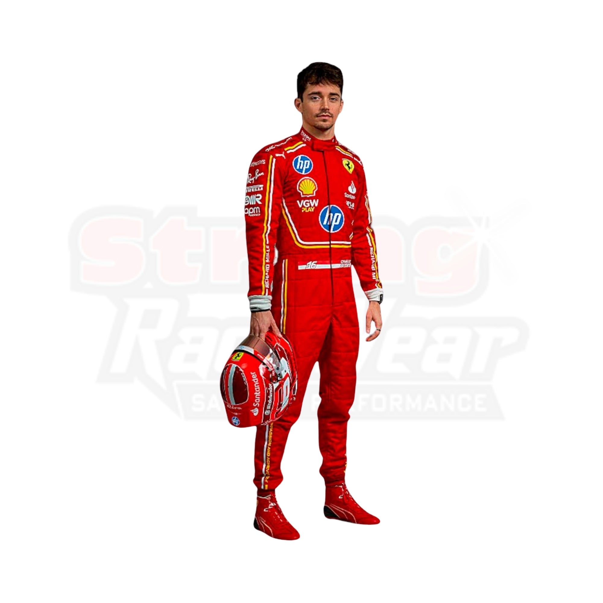 2024 Monaco GP Scuderia Ferrari Hp _ Charles Leclerc Race Suit