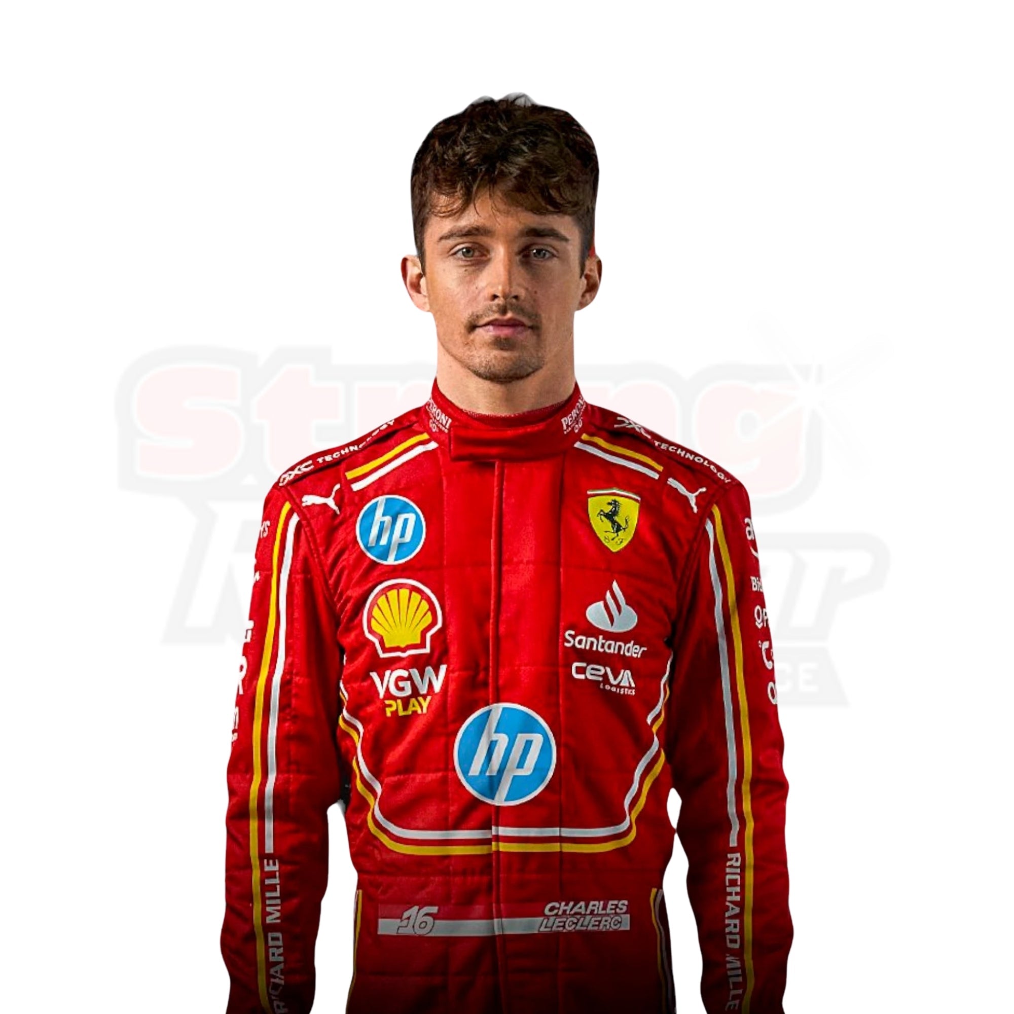 2024 Monaco GP Scuderia Ferrari Hp _ Charles Leclerc Race Suit