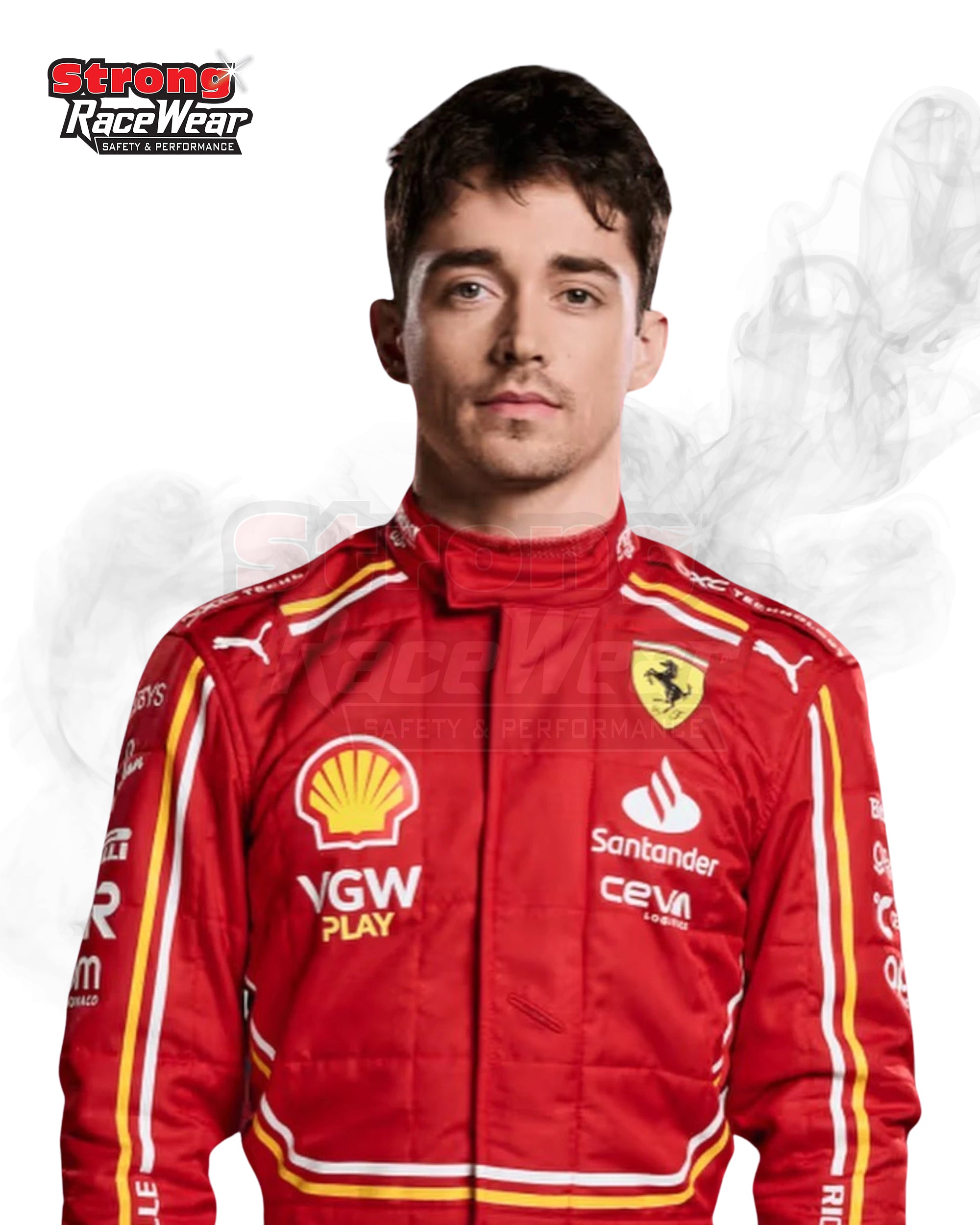 2024 Charles Leclerc Scuderia Ferrari Race suit New
