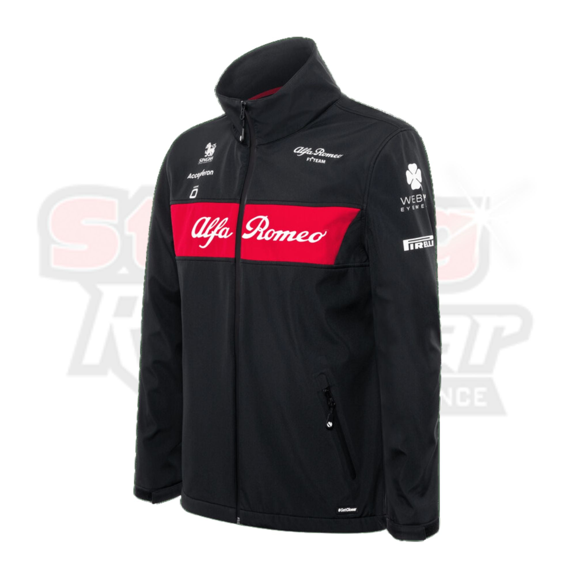 Alfa Romeo Racing F1 2023 Men's Team Softshell Jacket - Black