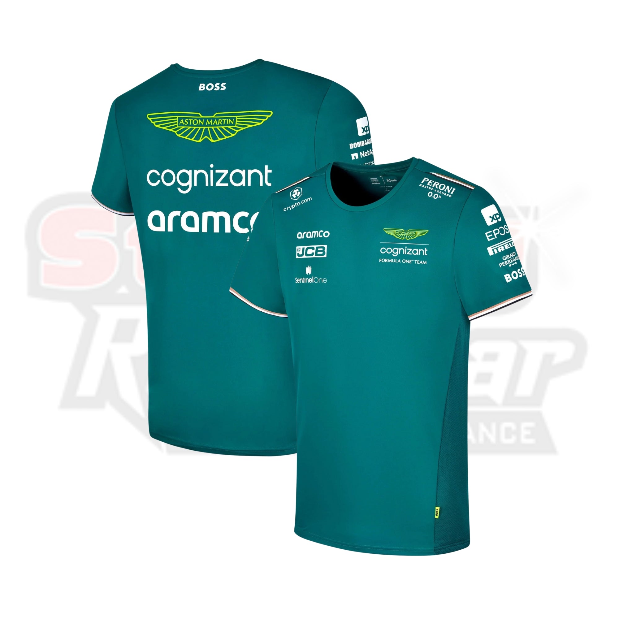 Aston Martin Cognizant F1 2023 Mens Team T-Shirt Green