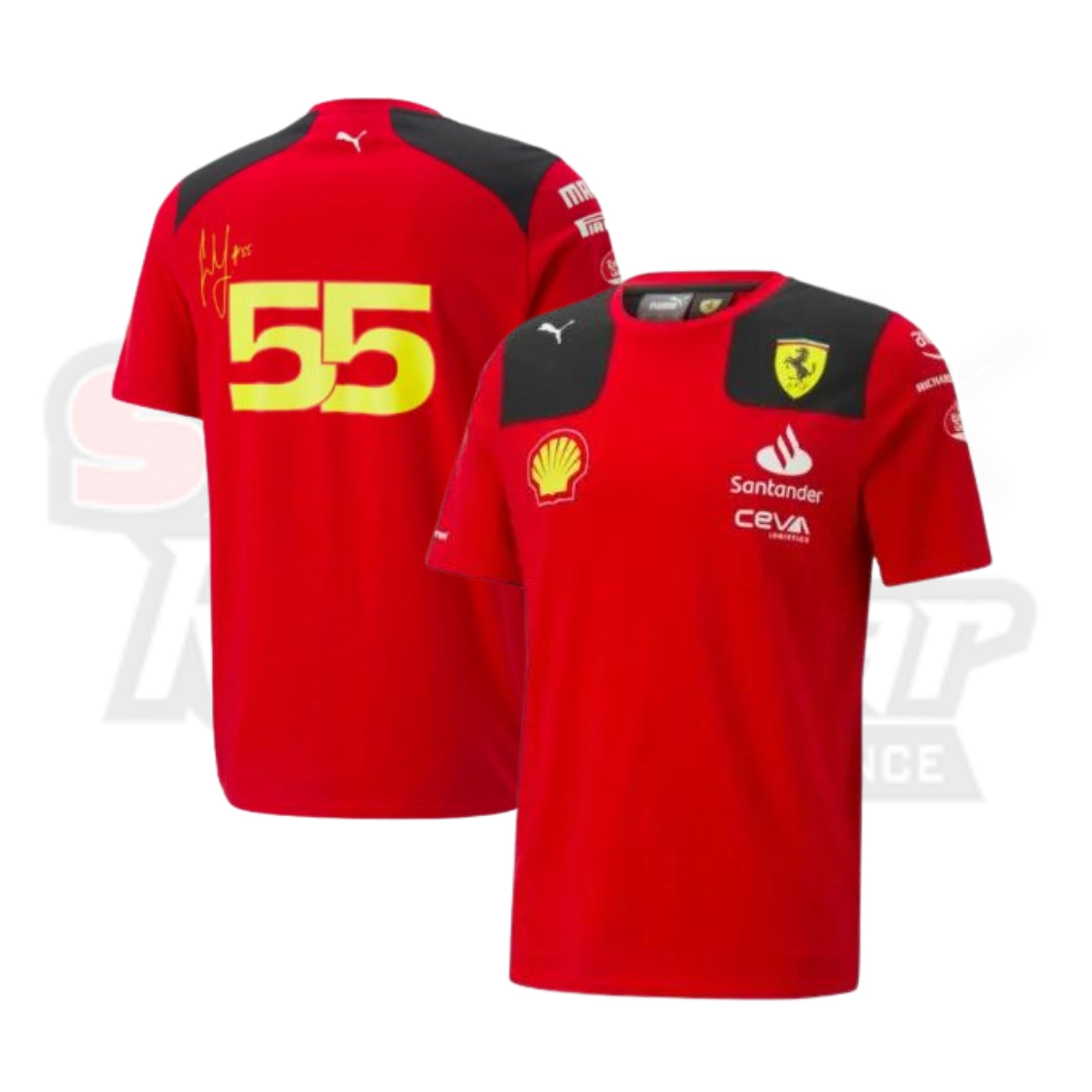 Carlos Sainz 2023 Scuderia Ferrari F1 Team T-Shirt