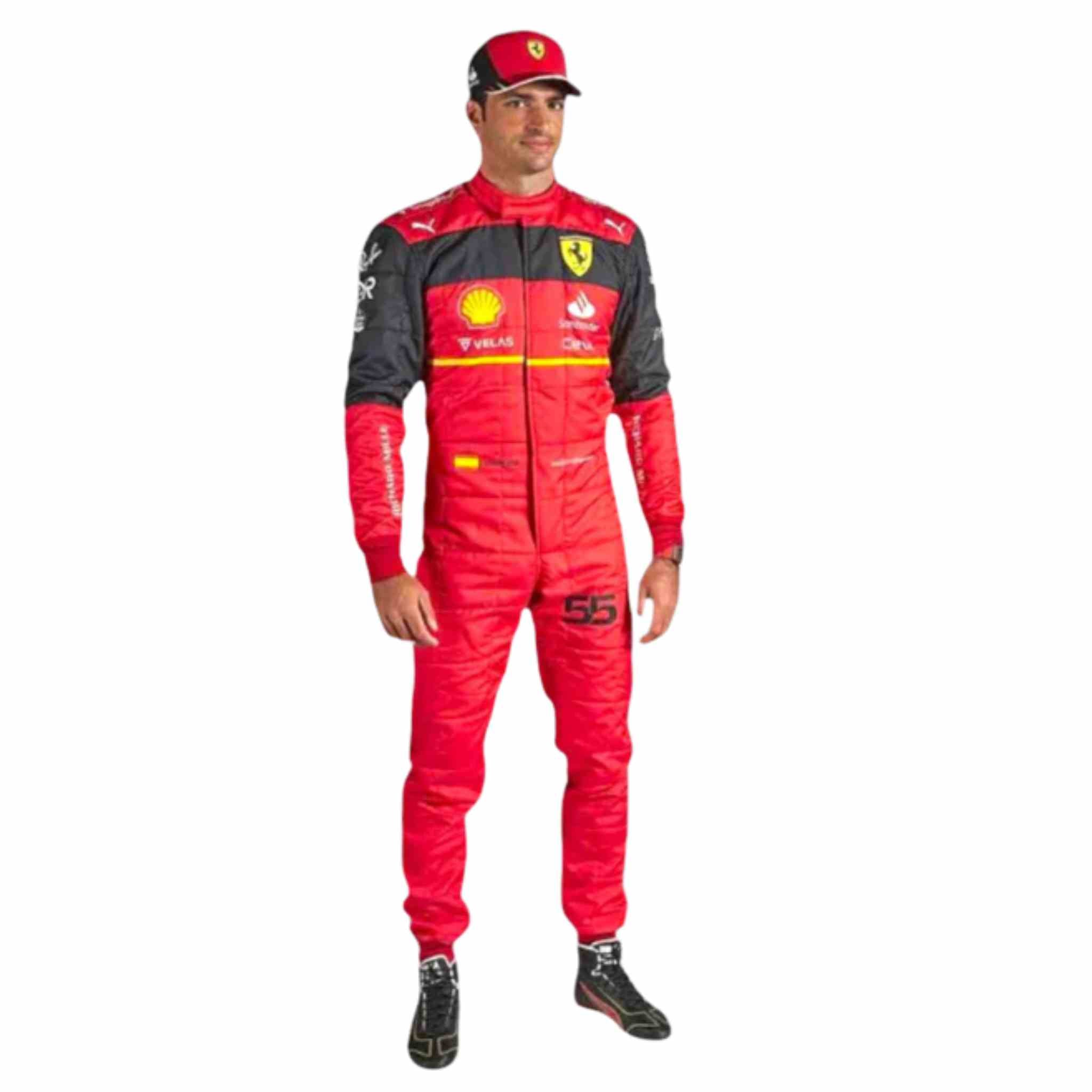 Carlos Sainz Jr 2022 F1 Scuderia Ferrari Racing Suit