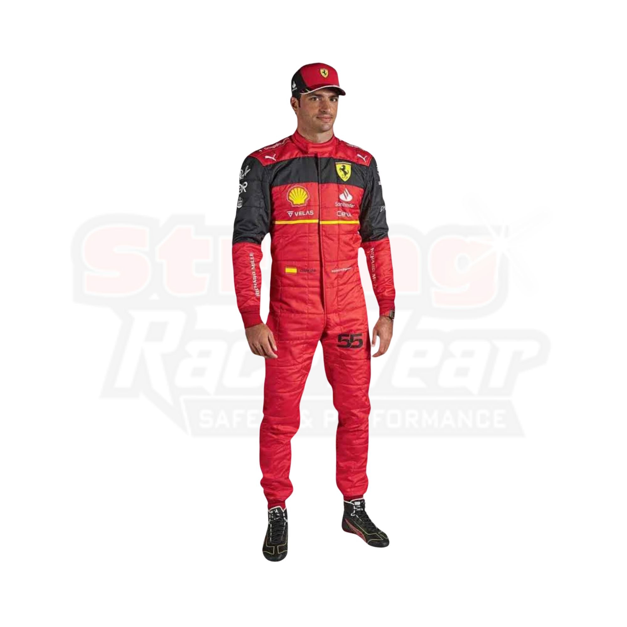 Carlos Sainz Jr 2022 F1 Scuderia Ferrari Replica Racing Suit