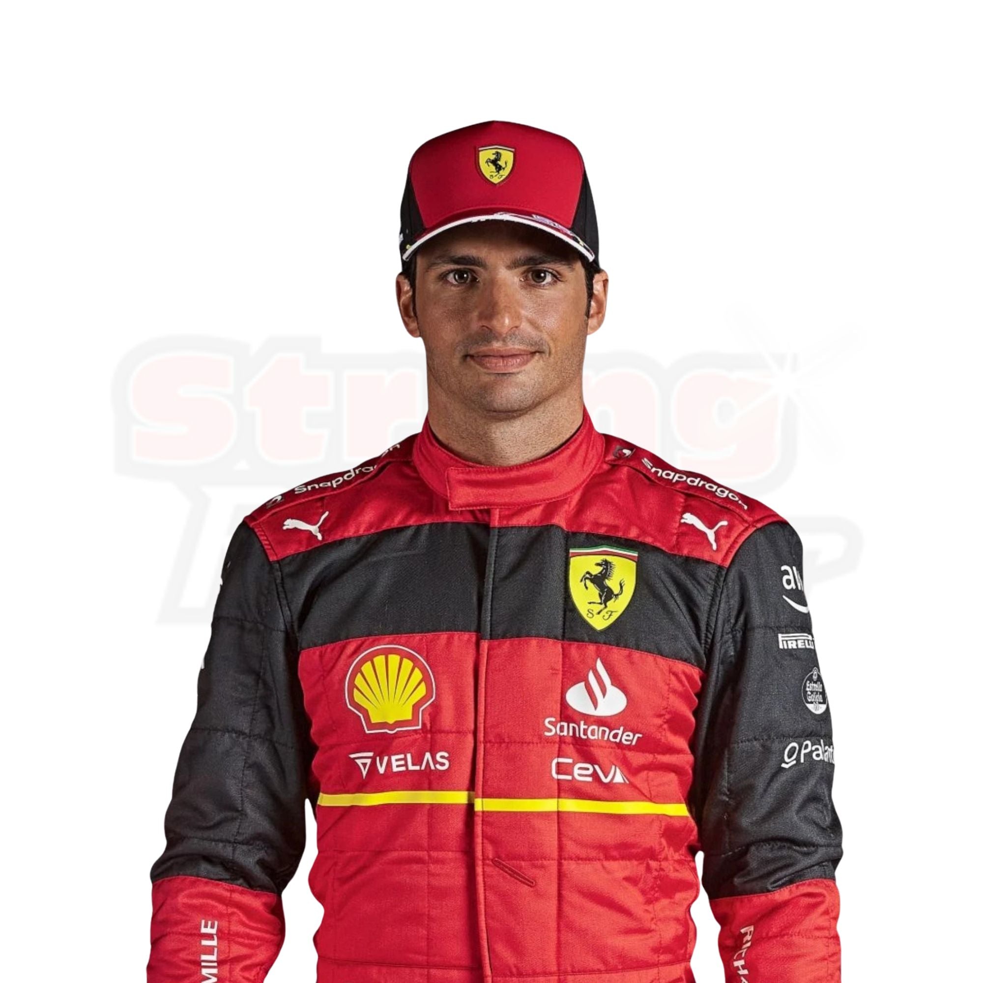 Carlos Sainz Jr 2022 F1 Scuderia Ferrari Replica Racing Suit