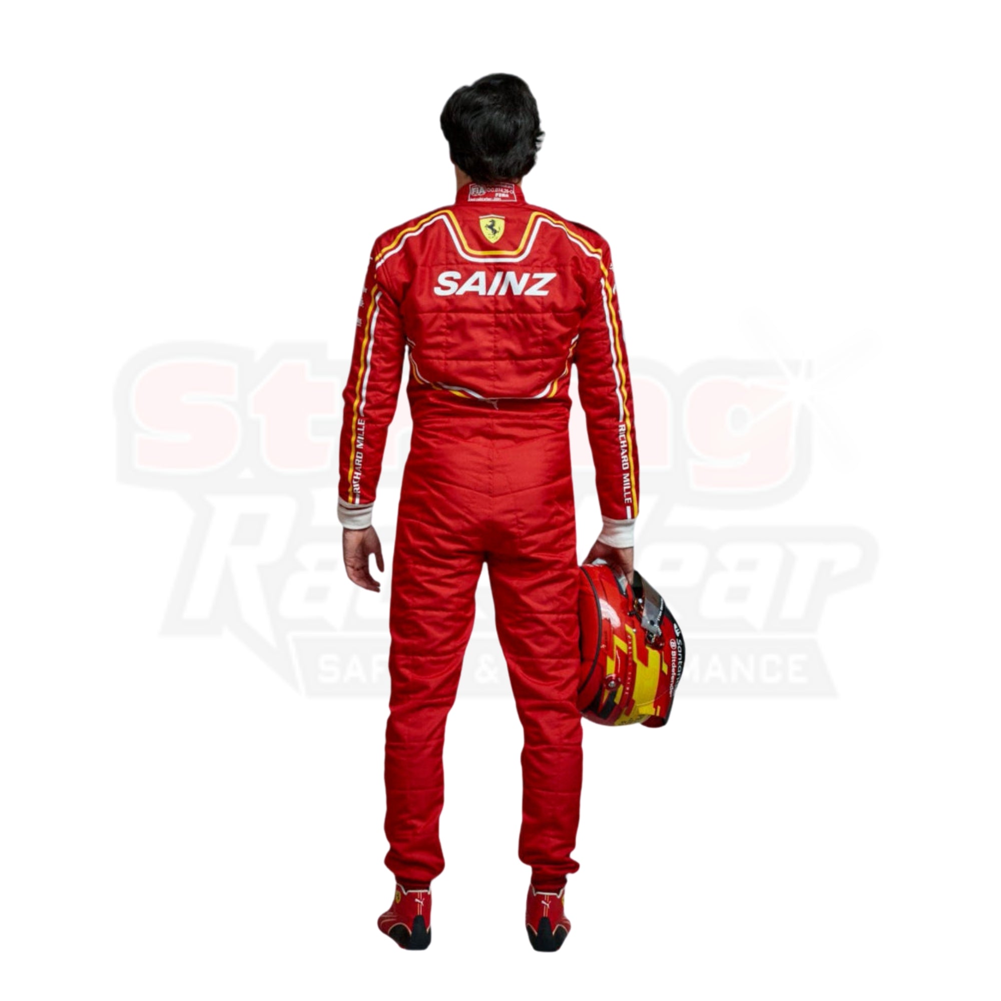 Carlos Sainz New 2024 Scuderia Ferrari F1 Team Replica Racing Suit