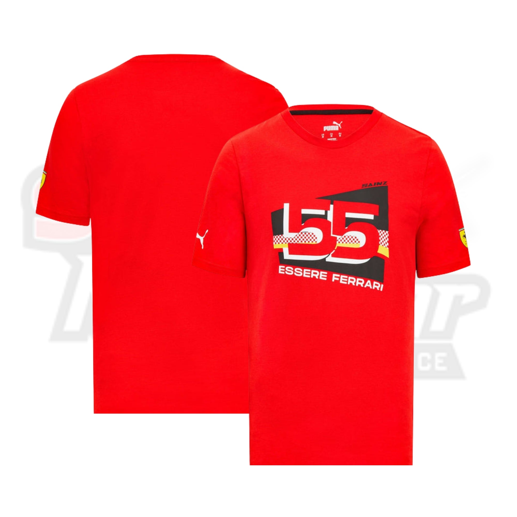 Carlos Sainz Scuderia Ferrari Puma Driver T-Shirt - Red