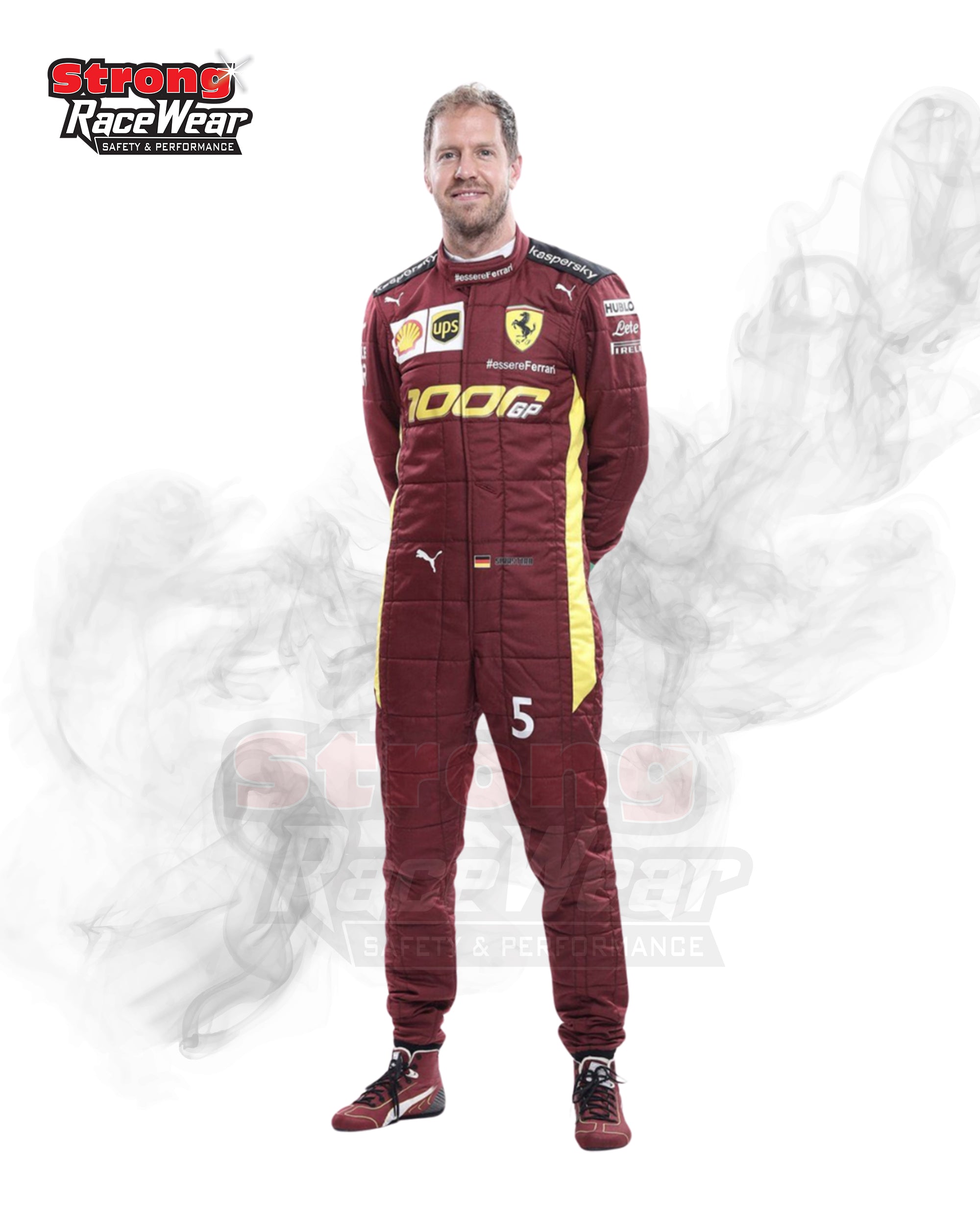 Charles Leclerc Sebastian Vettel Race Suit Replica Match Scuderia Ferrari S 1000s
