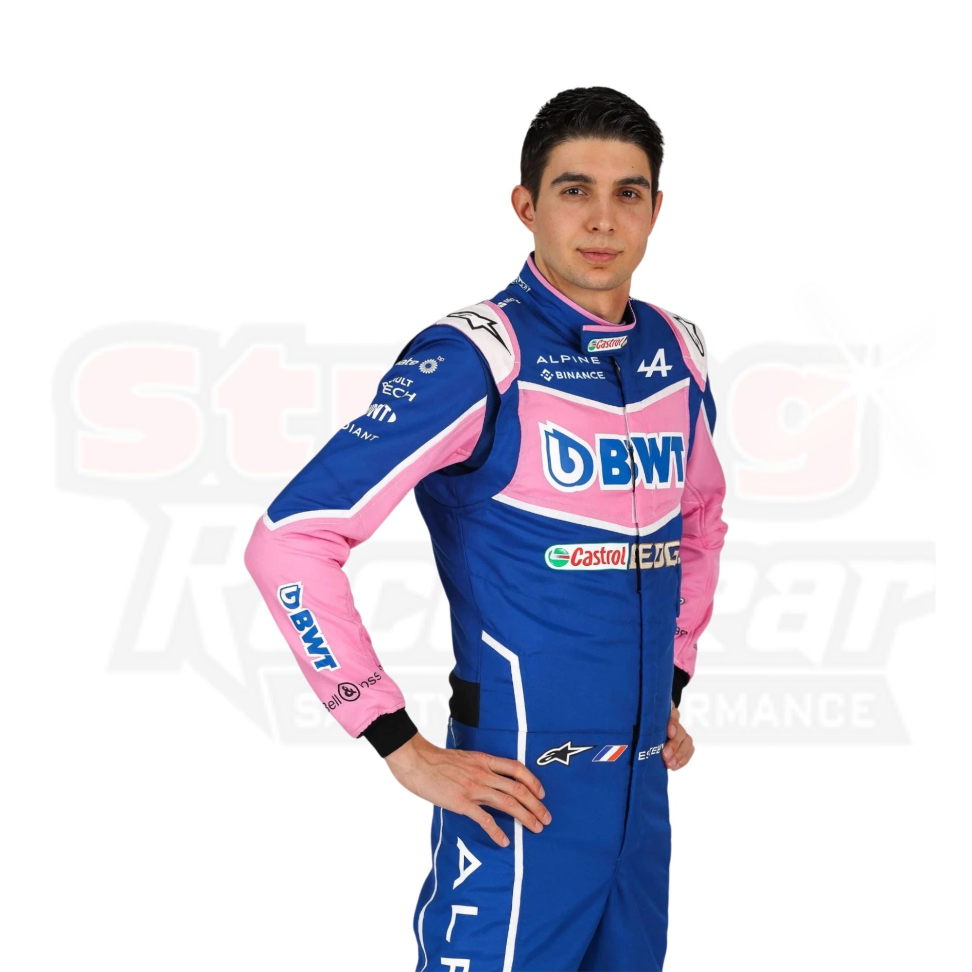 Esteban Ocon 2022 BWT Team Alpine Replica Racing Suit F1 Team