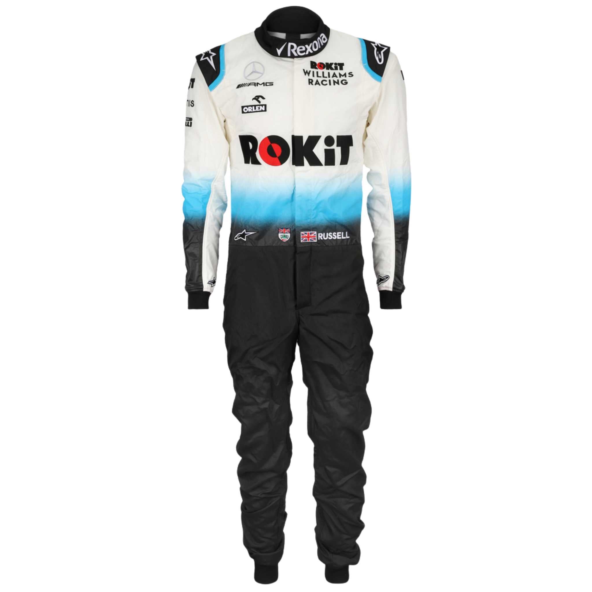 F1 George Russell Williams racing 2019 race suit