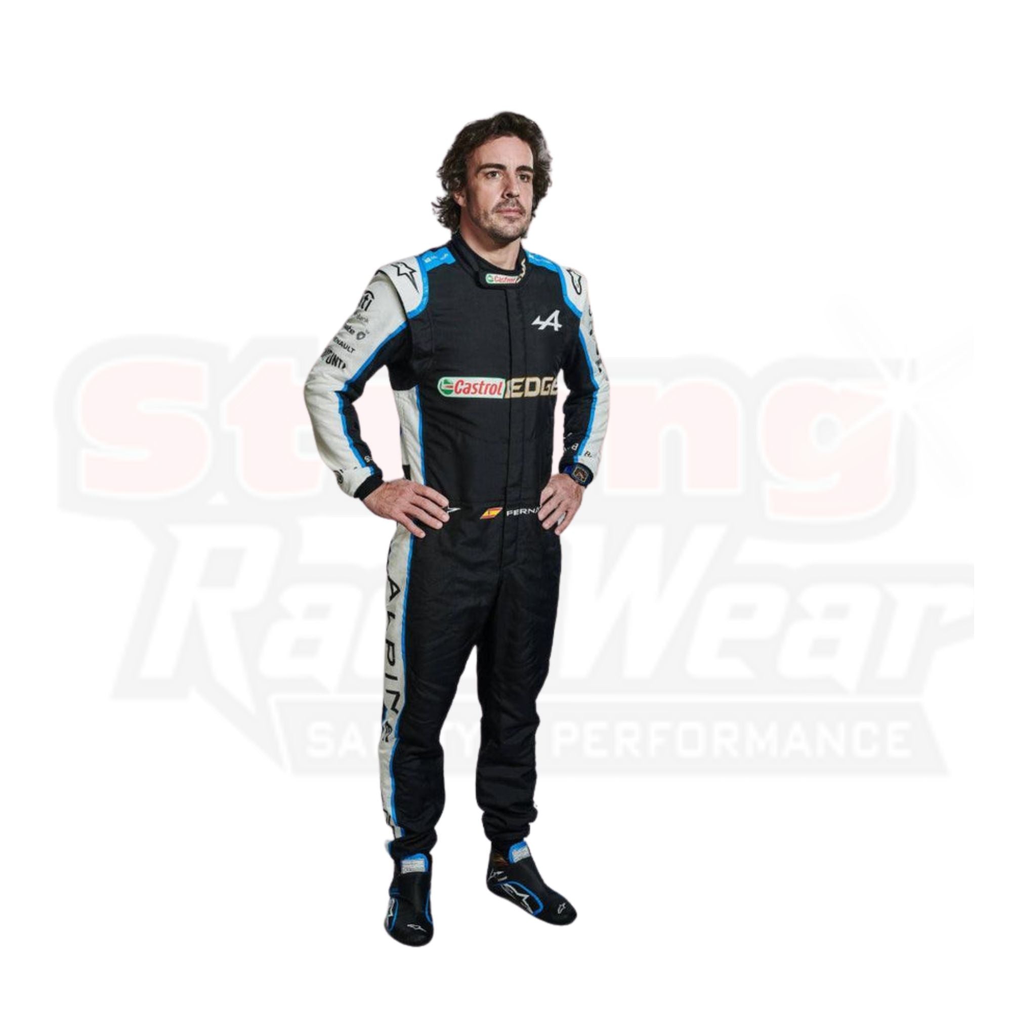 Fernando Alonso 2021 Alpine F1 Race Suit