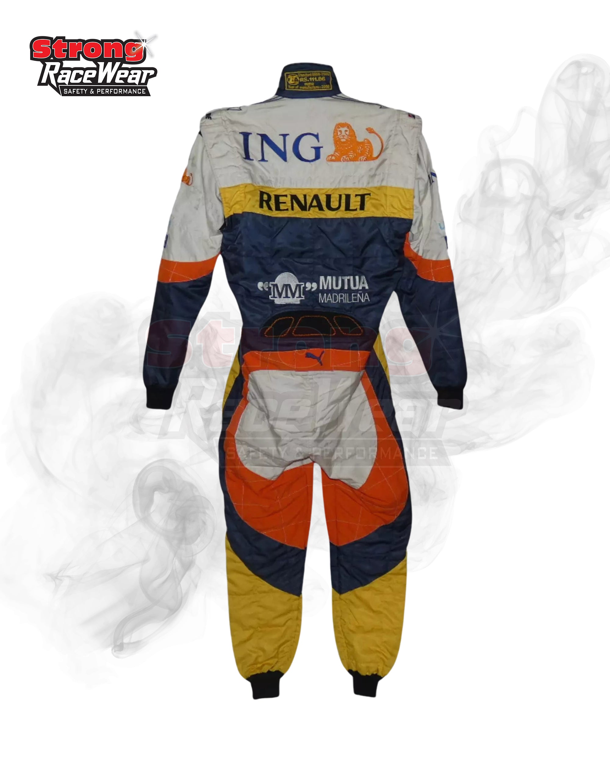Fernando Alonso 2008 Renault F1 Race Suit