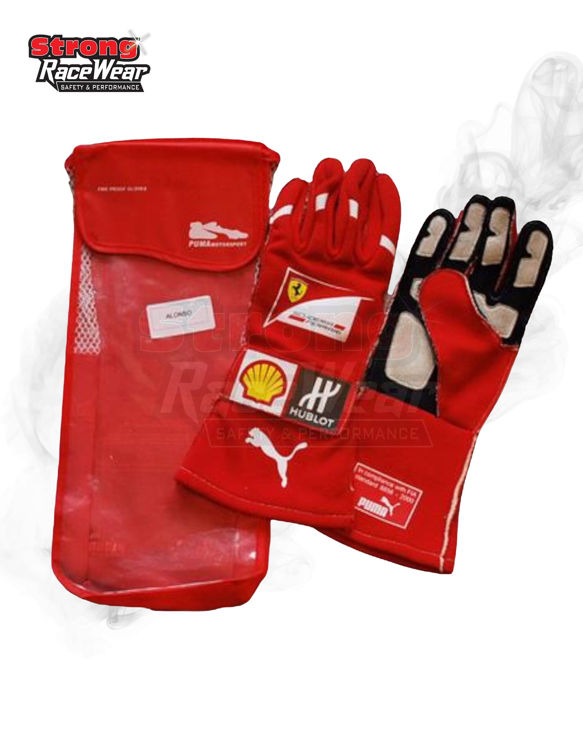 Fernando Alonso 2014 Race Gloves