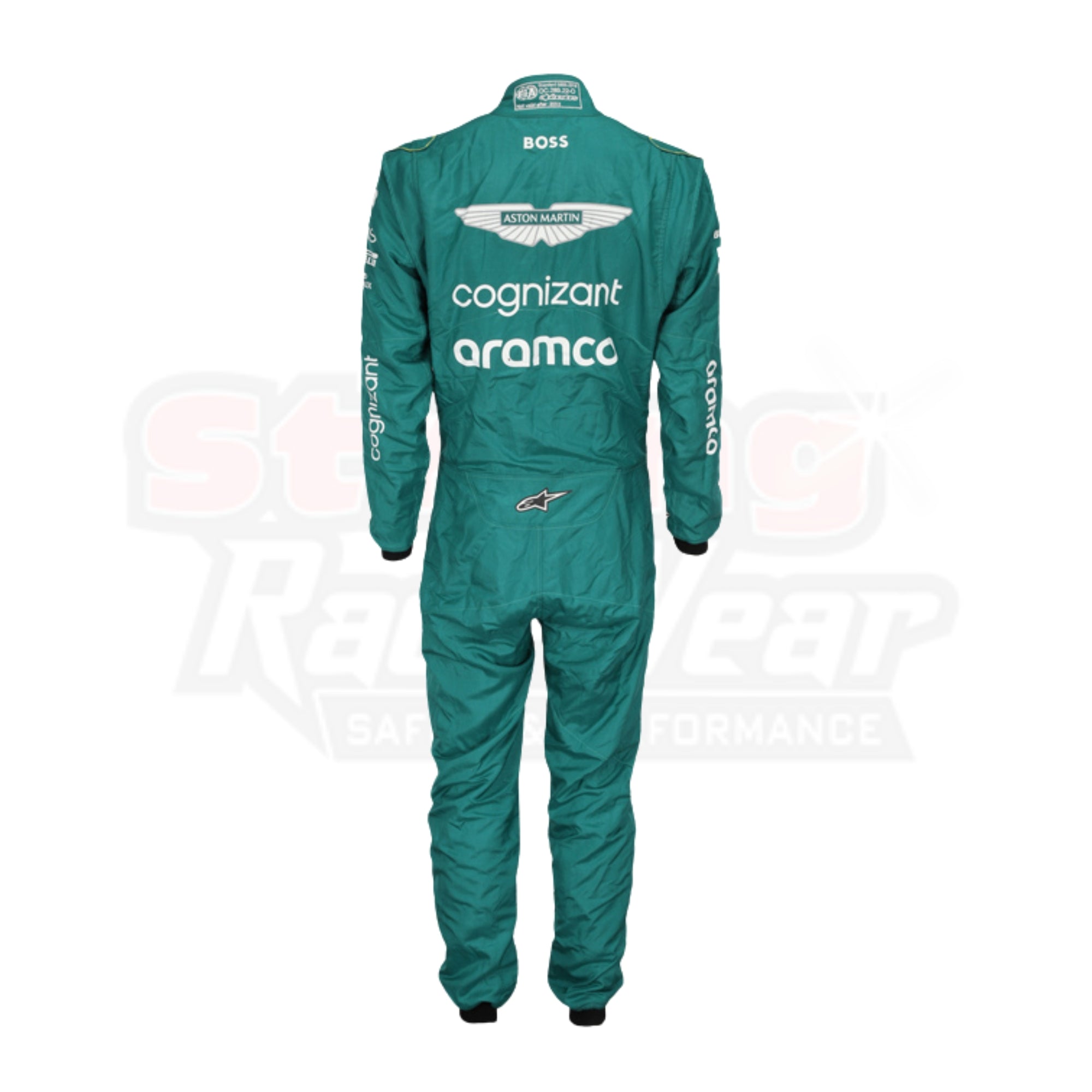 Genuine 2023 Lance Stroll Aston Martin F1 Race Suit REPLICA_