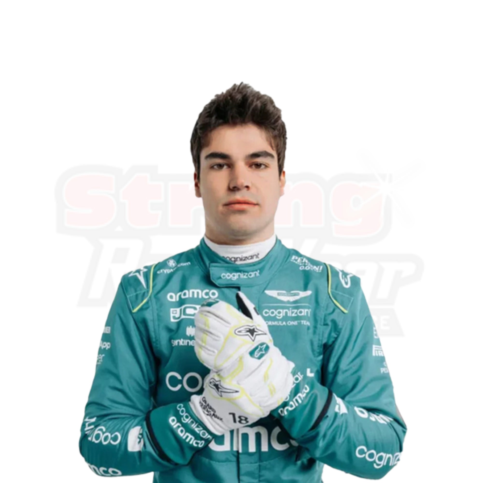 Genuine 2023 Lance Stroll Aston Martin F1 Race Suit REPLICA_