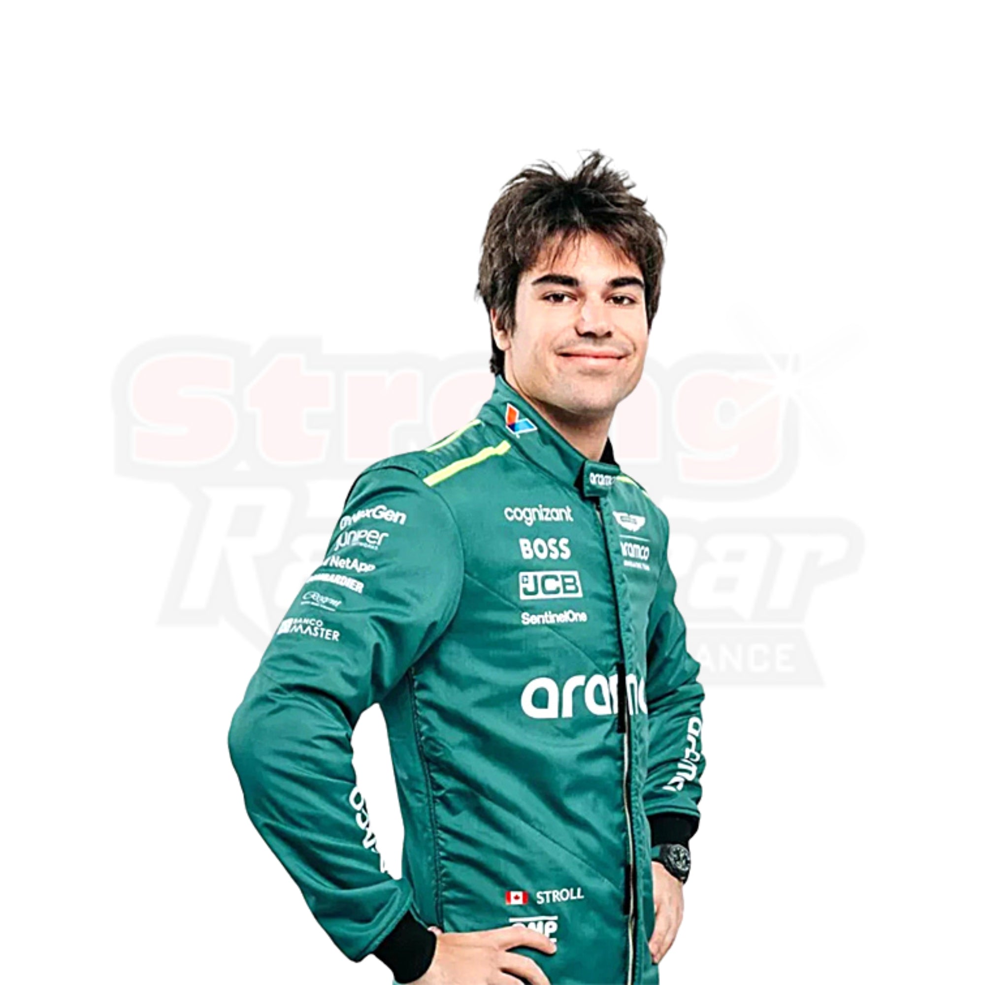 Genuine 2024 Lance Stroll Aston Martin F1 Race Suit REPLICA