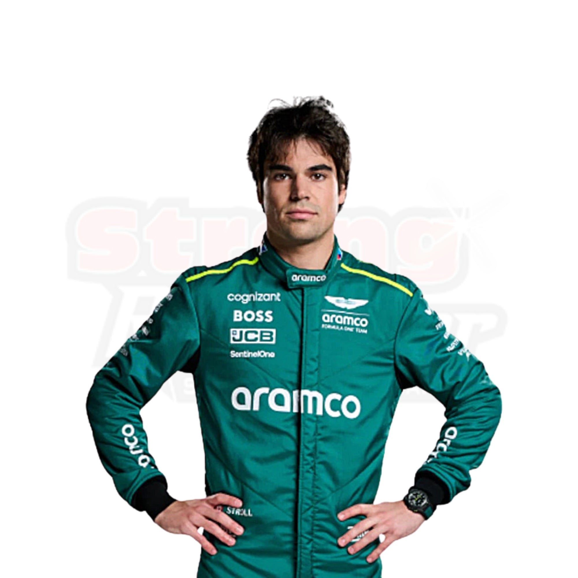 Genuine 2024 Lance Stroll Aston Martin F1 Race Suit REPLICA