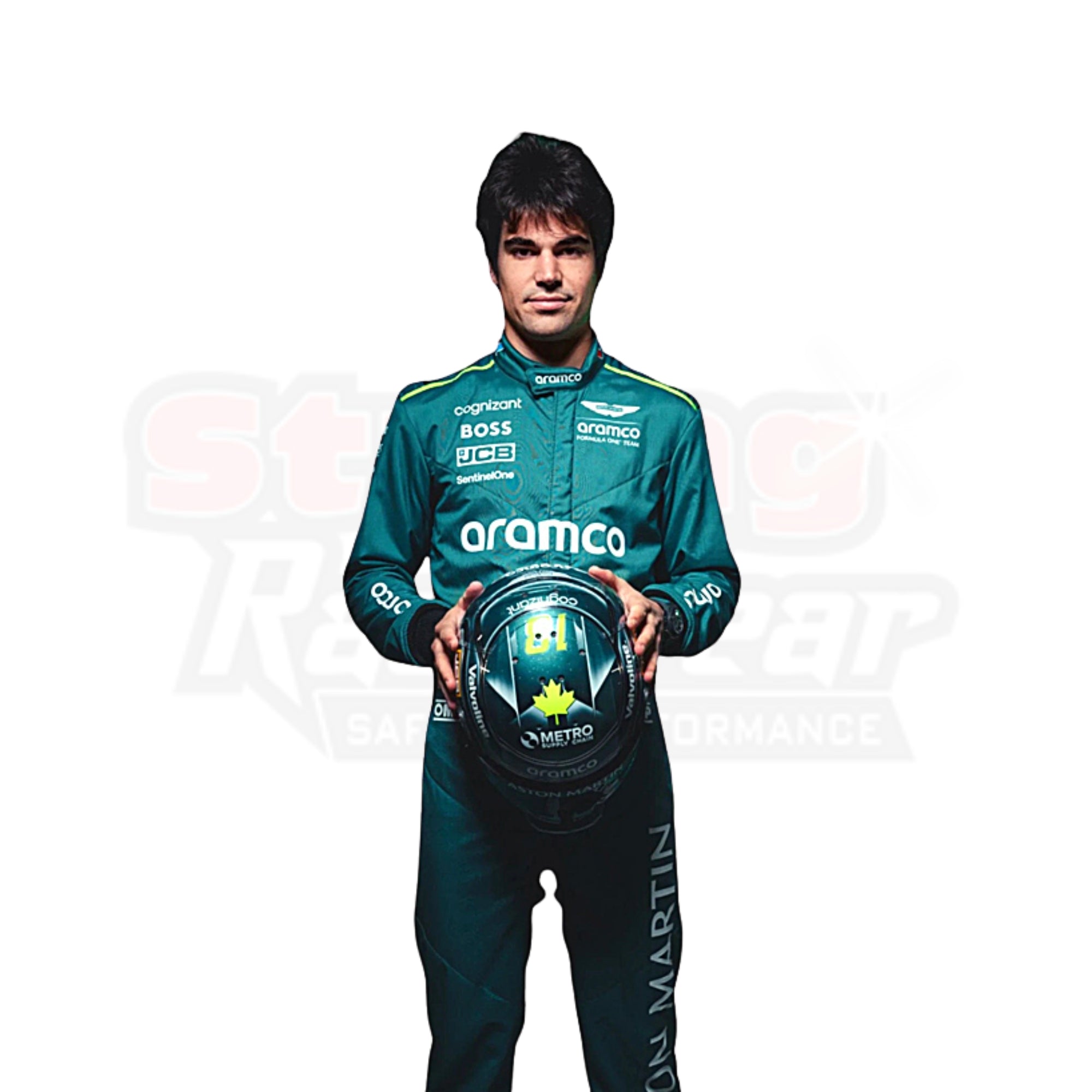 Genuine 2024 Lance Stroll Aston Martin F1 Race Suit REPLICA