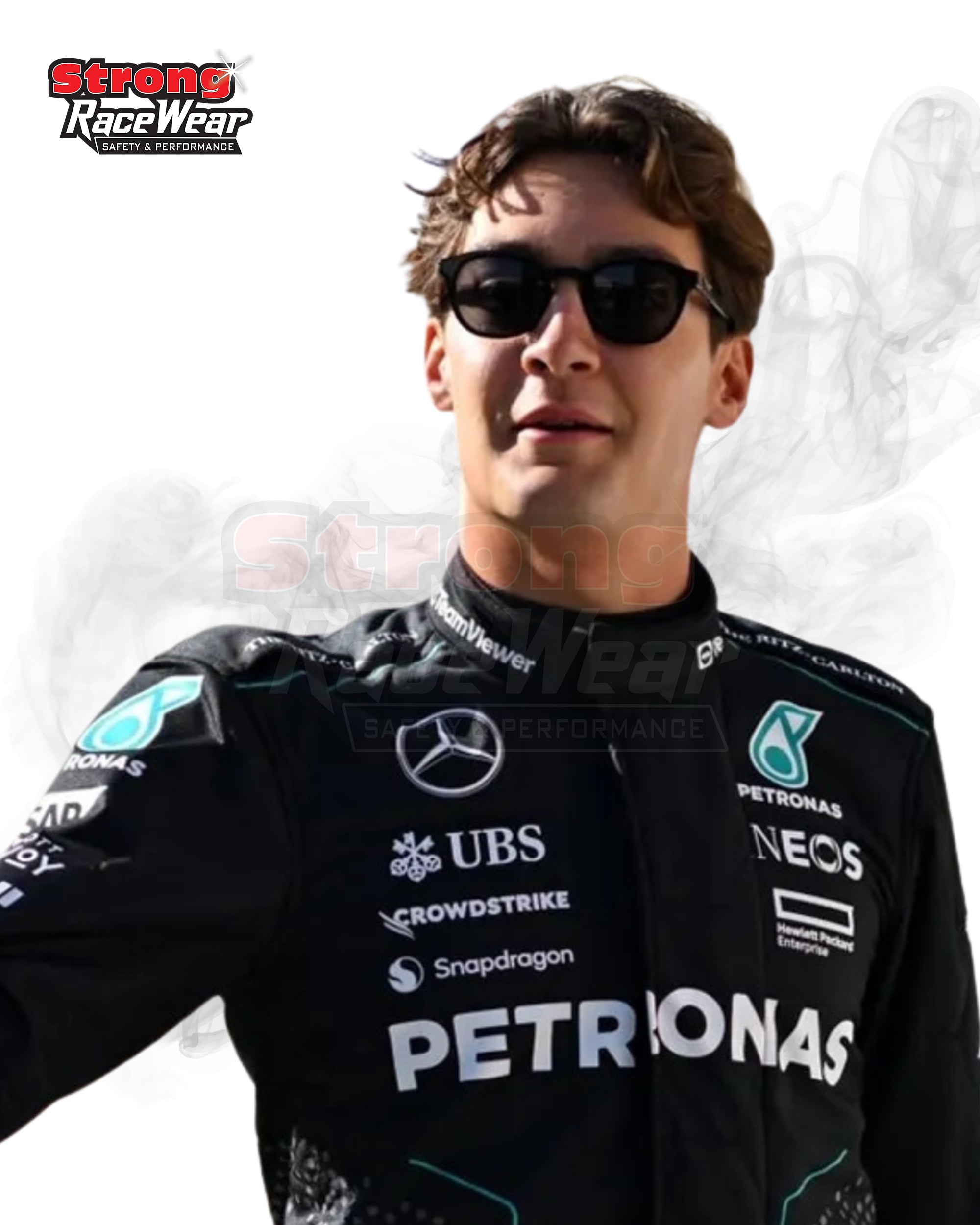 2024 New George Russell Mercedes AMG F1 Racing Suit