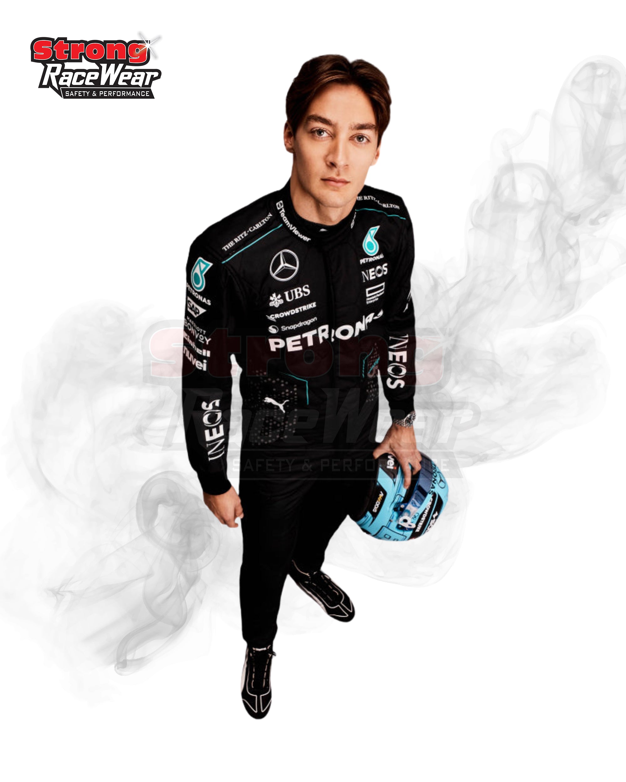 George Russell 2024 Mercedes AMG F1 Replica Race Suit