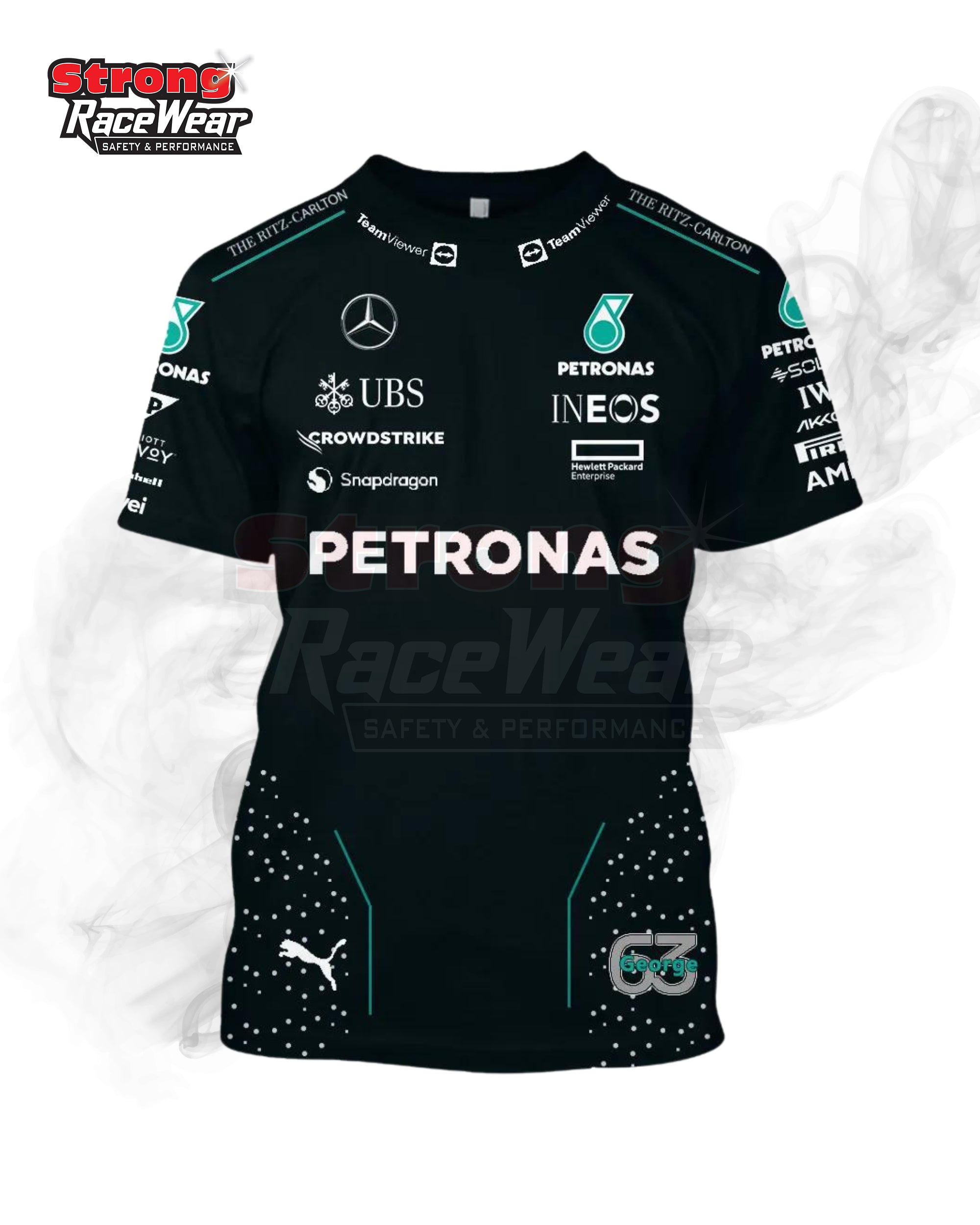 Lewis Hamilton Mercedes-AMG PETRONAS F1 Team T-Shirt 2024