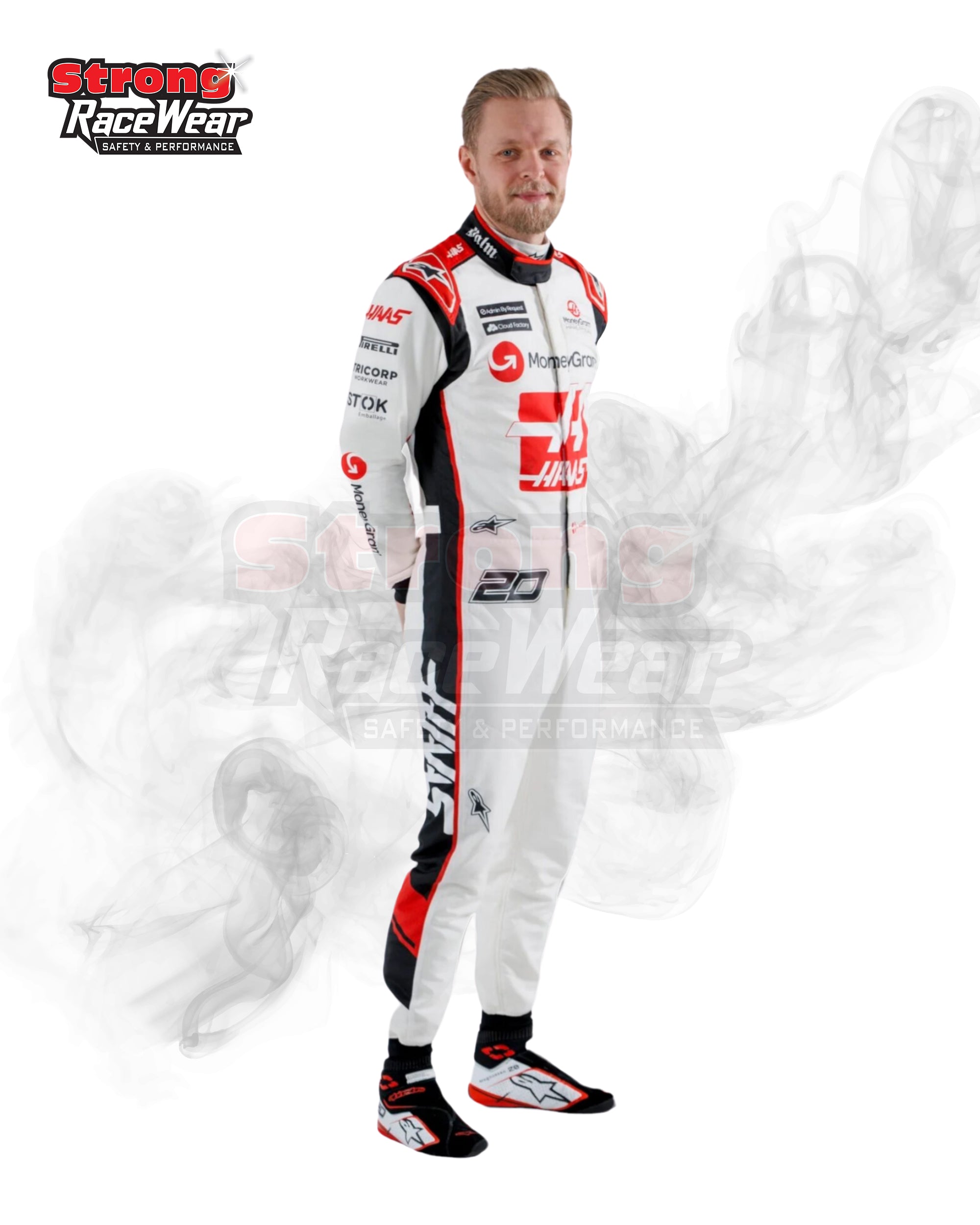Kevin Magnussen New Racing Suit F1 Haas Team 2023