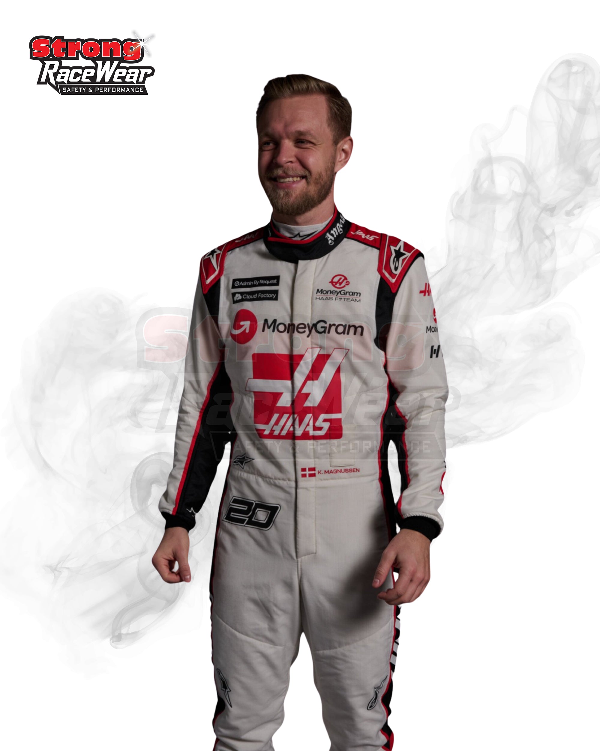 Kevin Magnussen New Racing Suit F1 Haas Team 2023