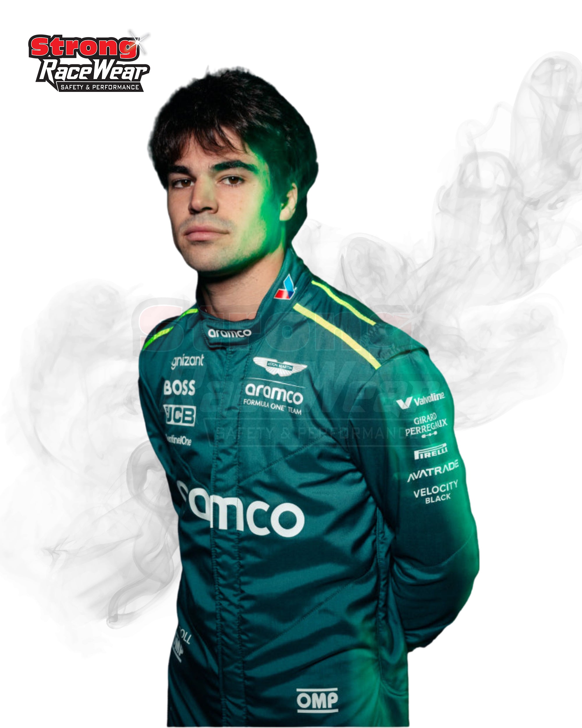 Lance Stroll 2024 Racing Suit Aston Martin F1