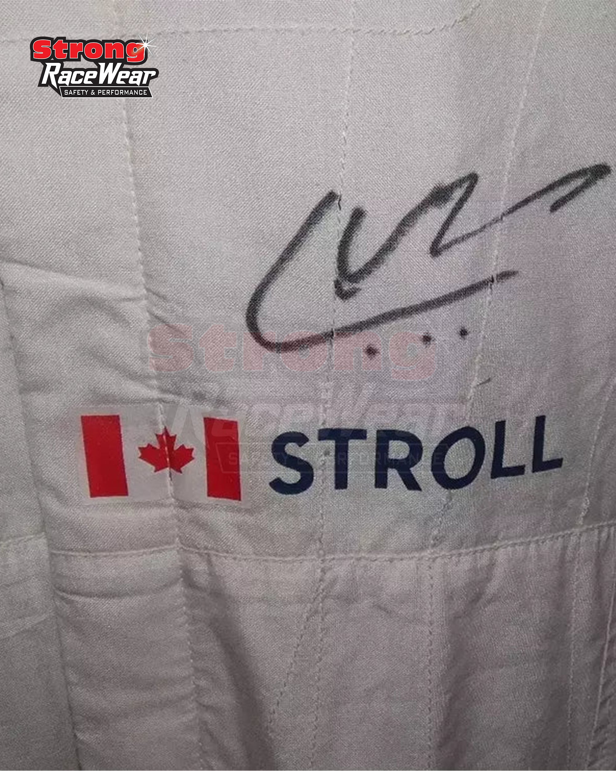 Lance Stroll Signed 2018 Williams Martini Race Suit