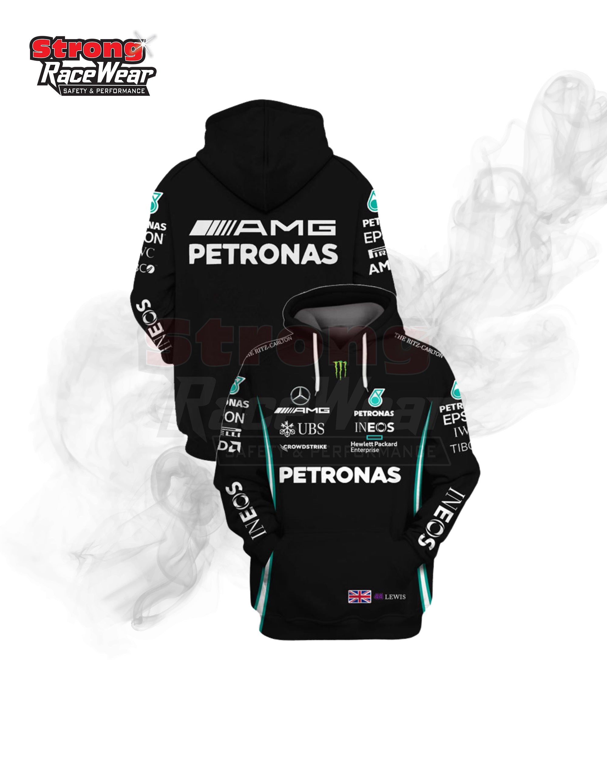 Lewis Hamilton Mercedes-AMG PETRONAS F1 Team Race Hoodie