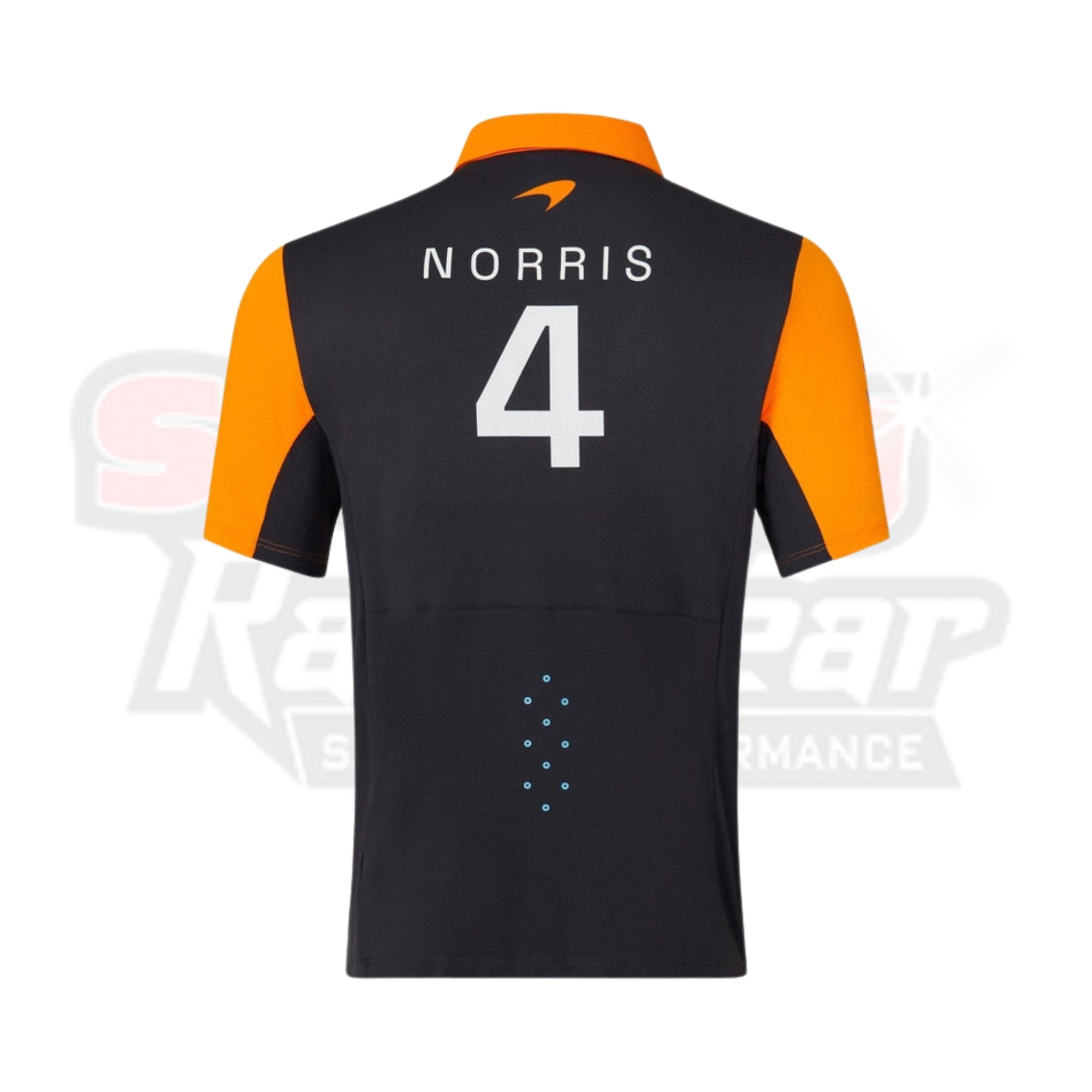 McLaren F1 Mens 2023 Lando Norris Team Drivers Polo - Papaya