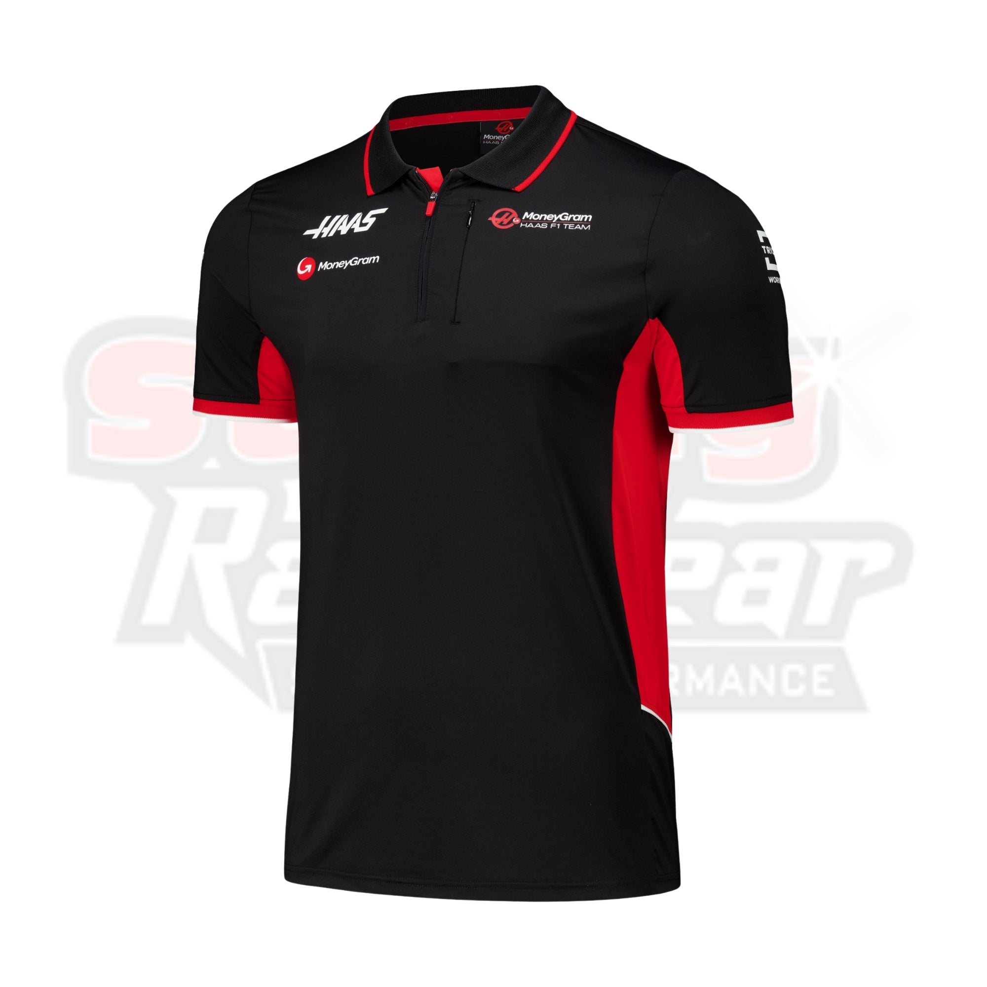 Men_s Black Haas F1 Team Fitted T-Shirt