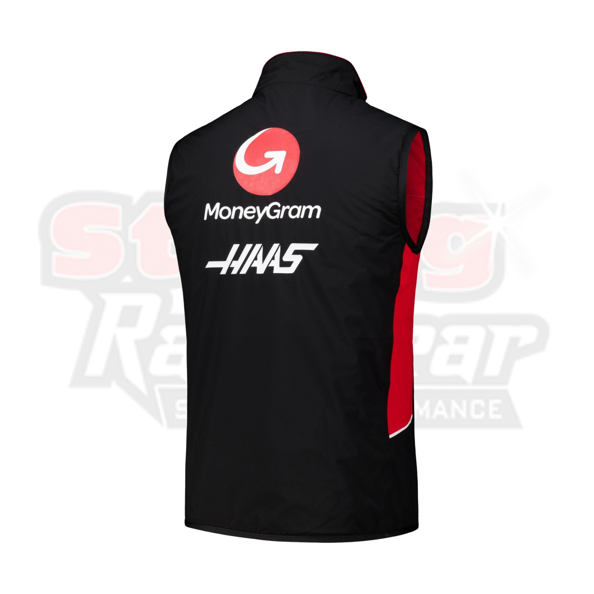 Men_s Black Haas F1 Team Gilet Lightweight Full-Zip Vest